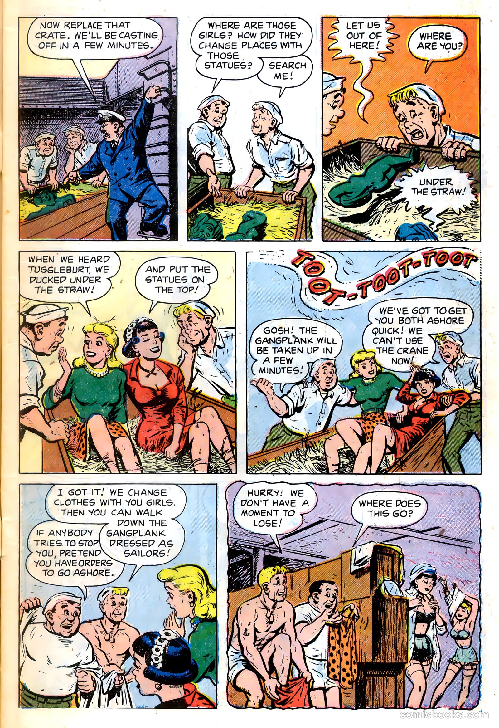 Anchors, The Salt Water Daffy #2 (1953) — page 7 of 37