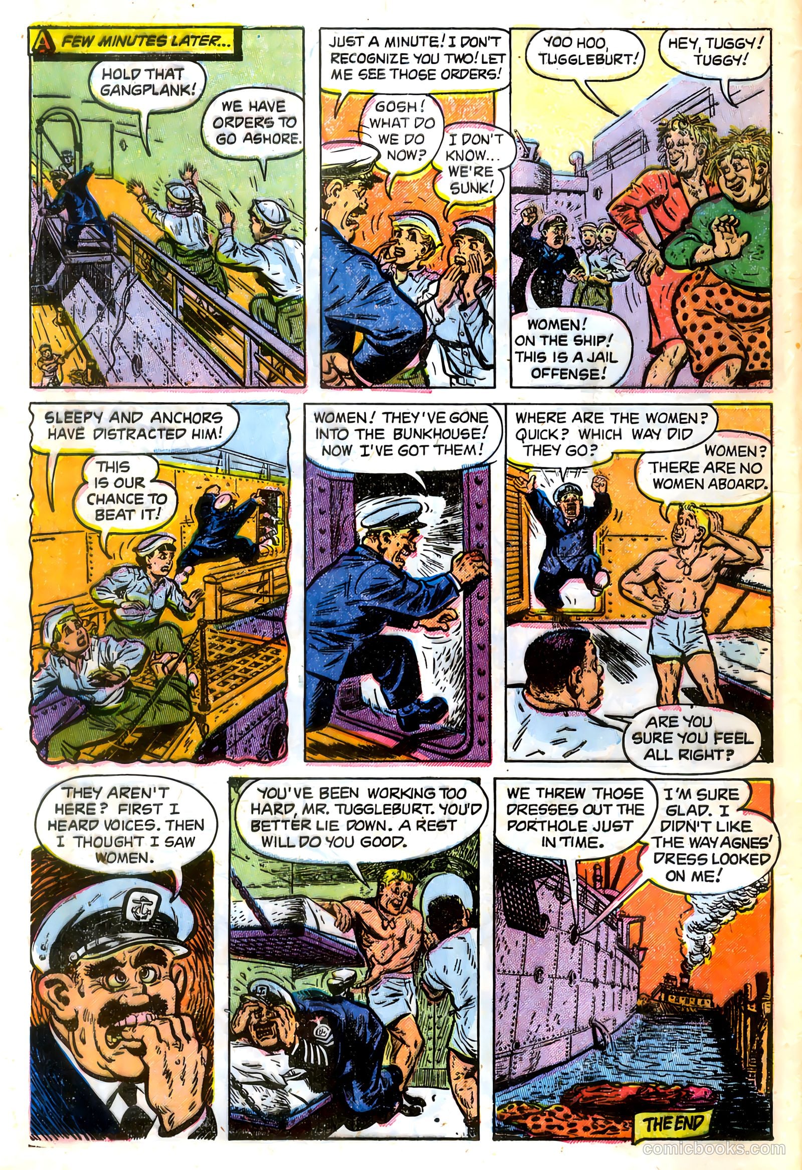 Anchors, The Salt Water Daffy #2 (1953) — page 8 of 37