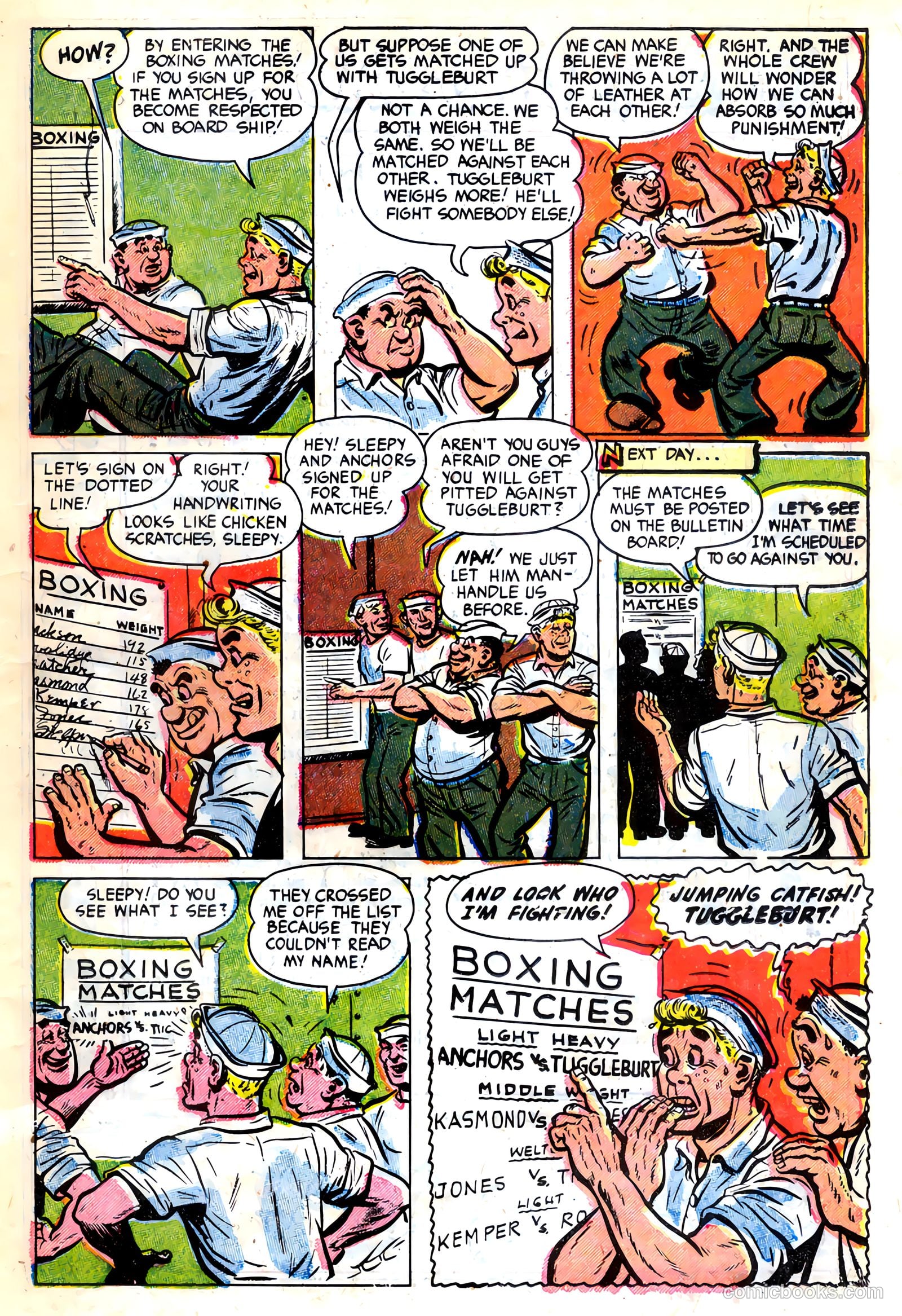 Anchors, The Salt Water Daffy #2 (1953) — page 11 of 37
