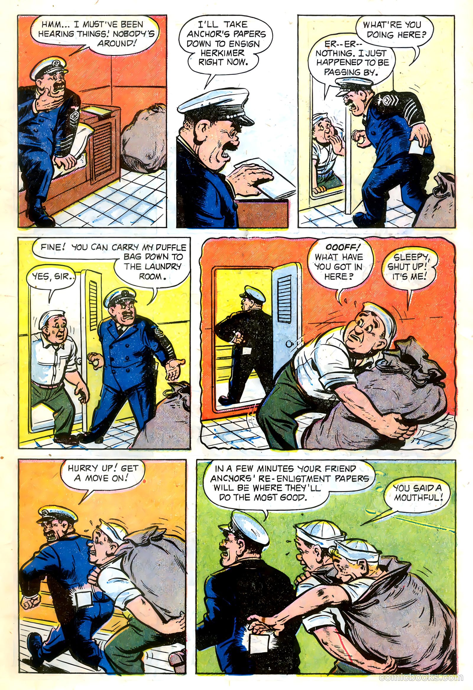 Anchors, The Salt Water Daffy #2 (1953) — page 19 of 37