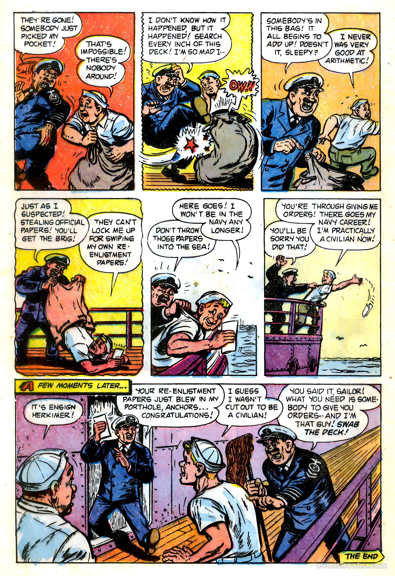 Anchors, The Salt Water Daffy #2 (1953) — page 20 of 37