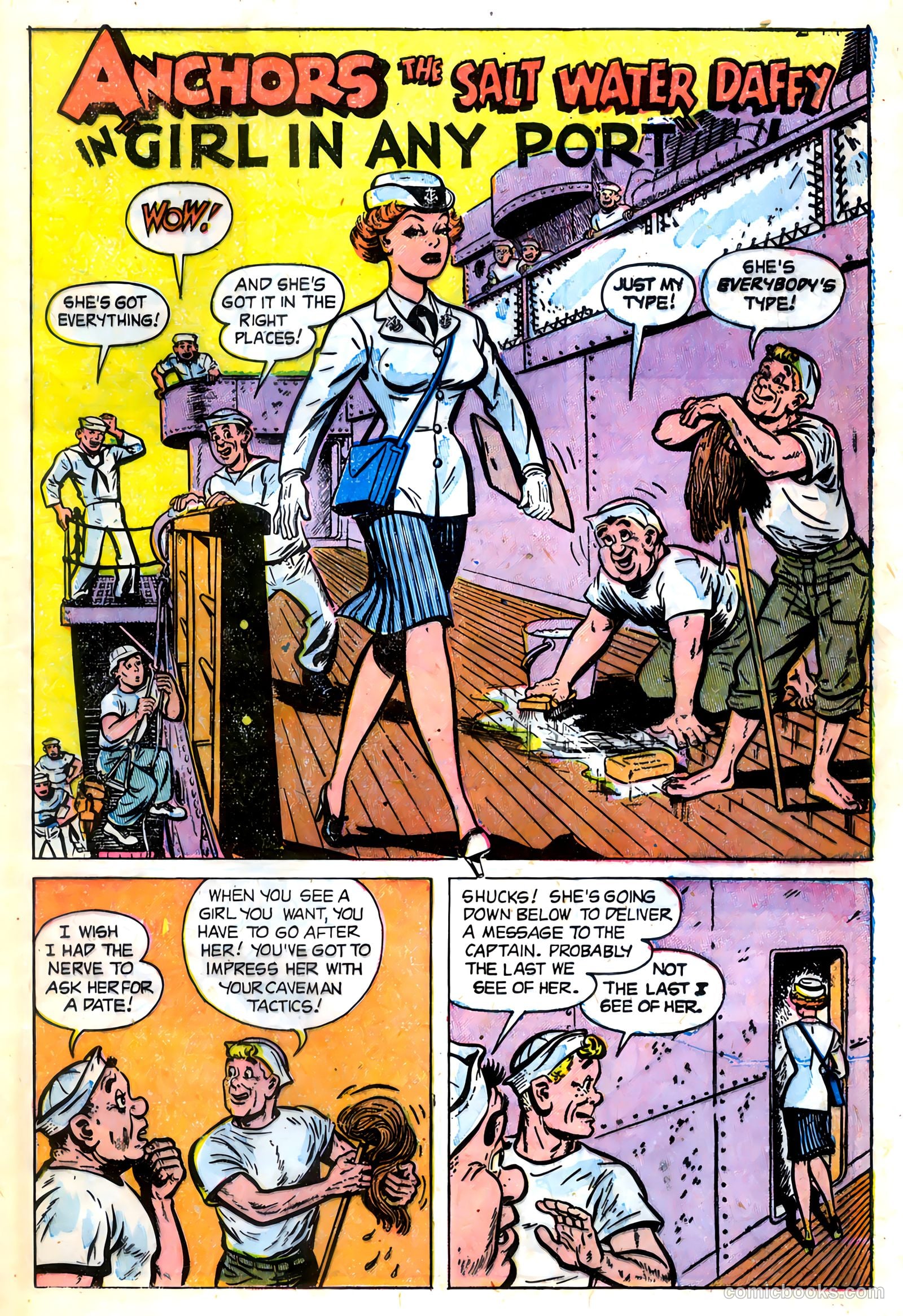 Anchors, The Salt Water Daffy #2 (1953) — page 21 of 37