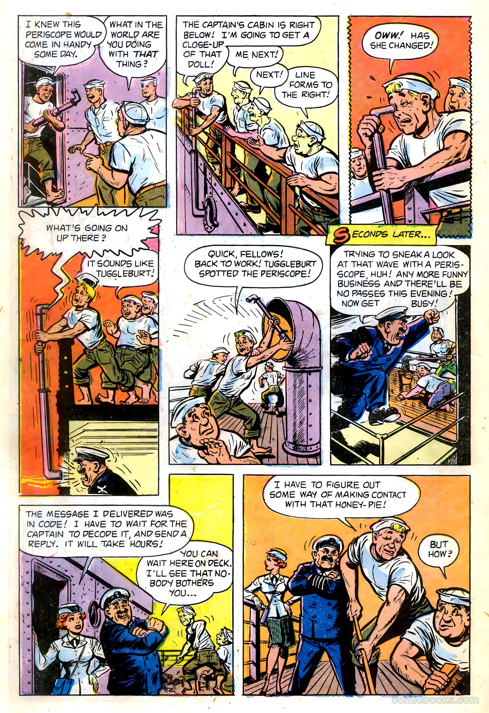 Anchors, The Salt Water Daffy #2 (1953) — page 22 of 37