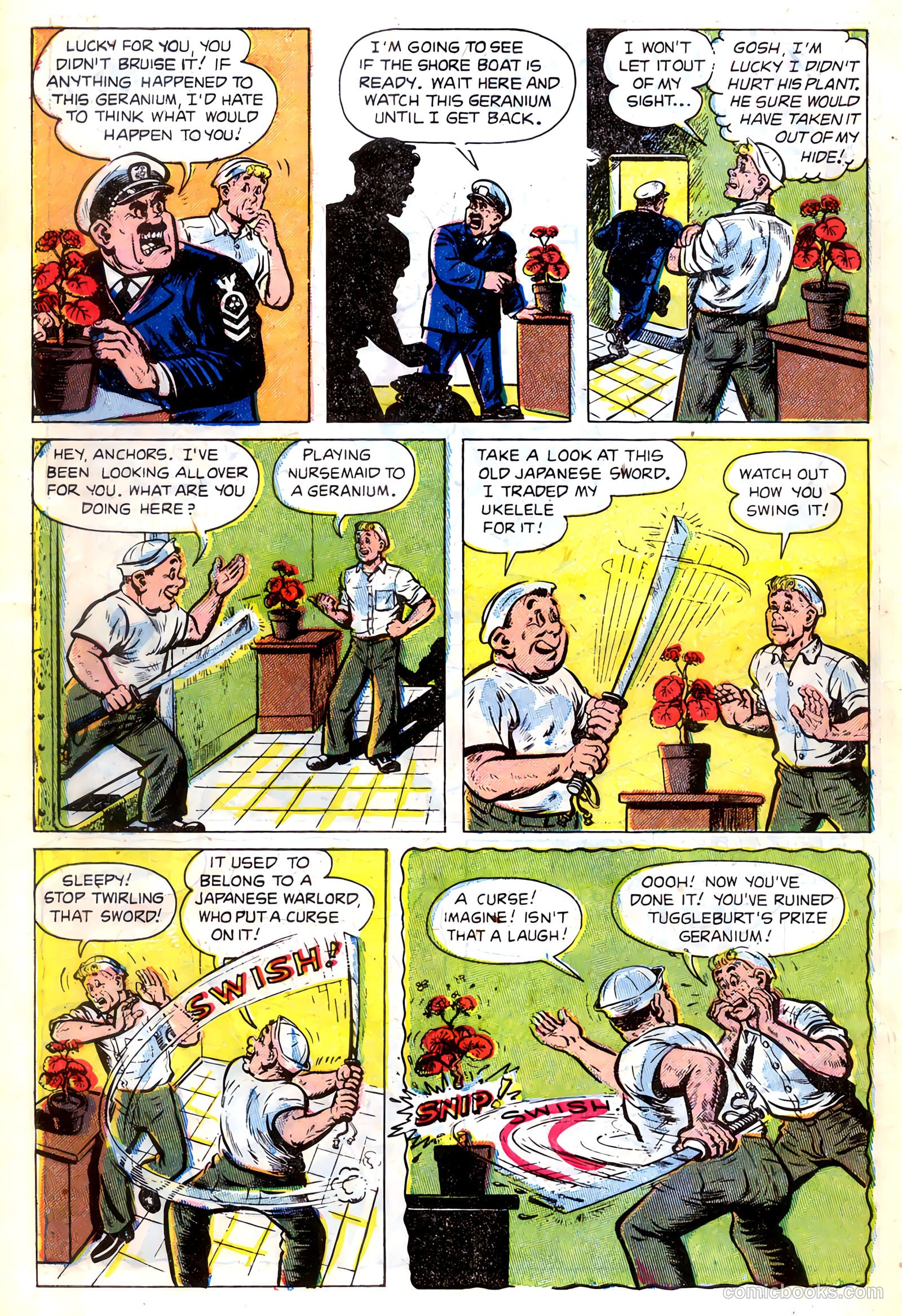 Anchors, The Salt Water Daffy #2 (1953) — page 30 of 37