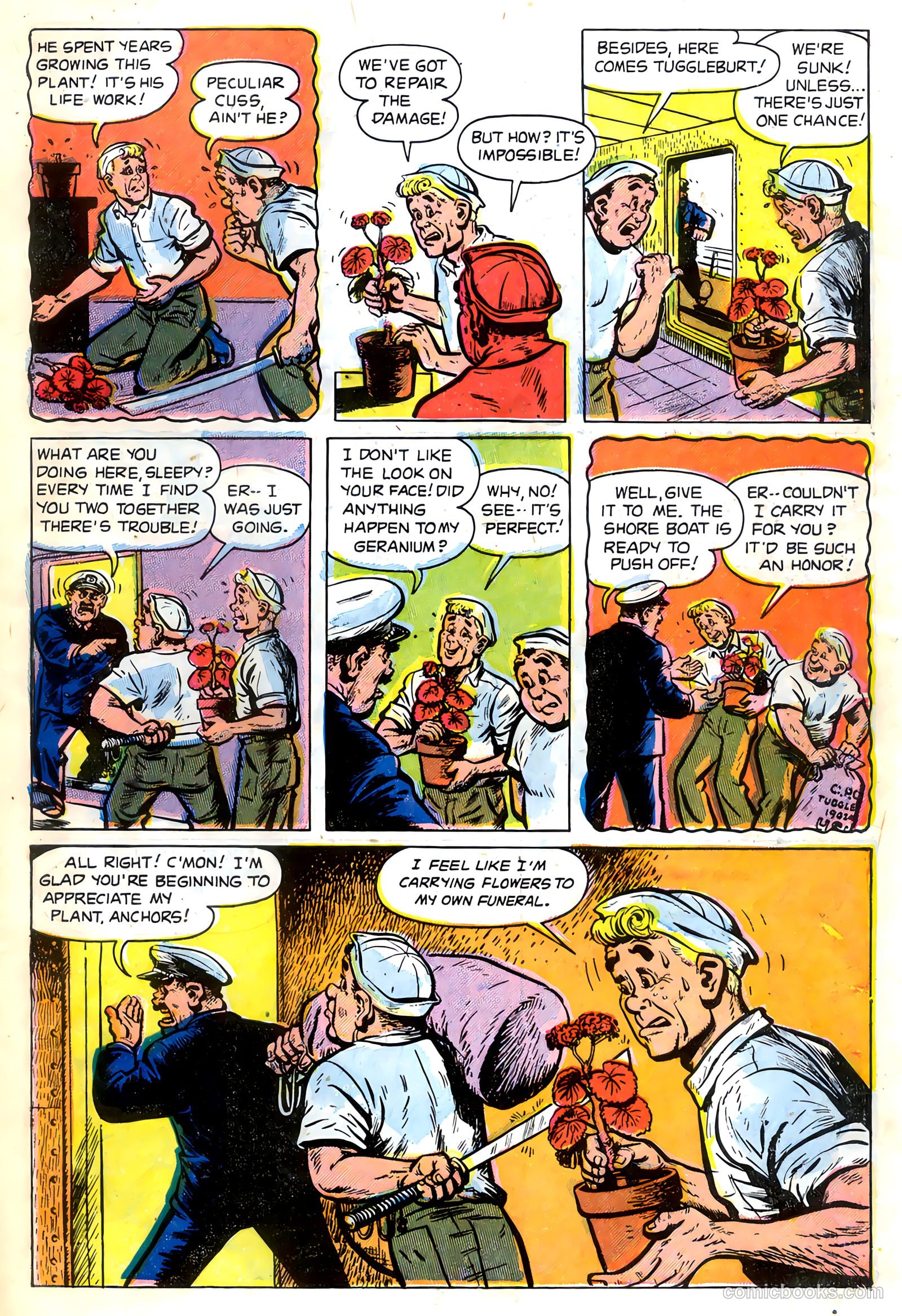 Anchors, The Salt Water Daffy #2 (1953) — page 31 of 37