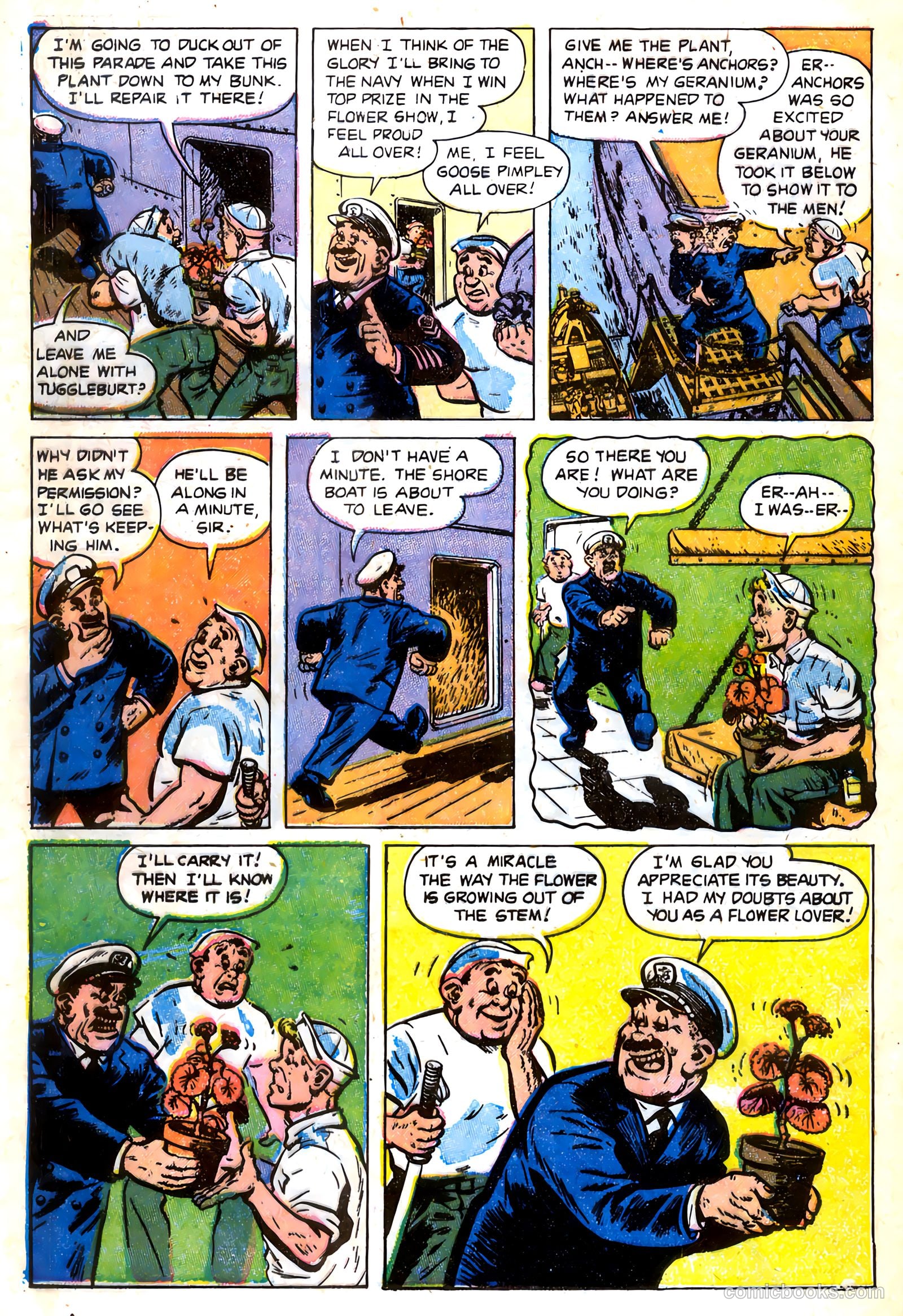 Anchors, The Salt Water Daffy #2 (1953) — page 32 of 37