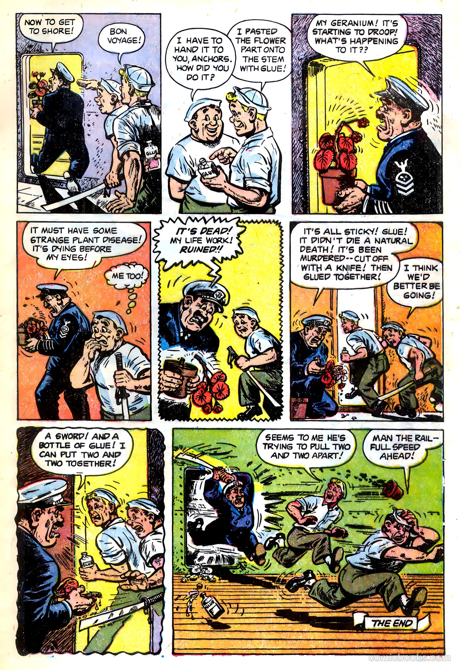 Anchors, The Salt Water Daffy #2 (1953) — page 33 of 37