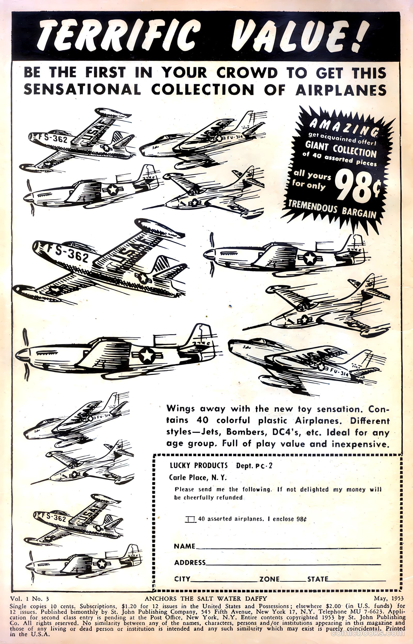 Anchors, The Salt Water Daffy #3 (1953) — page 2 of 36