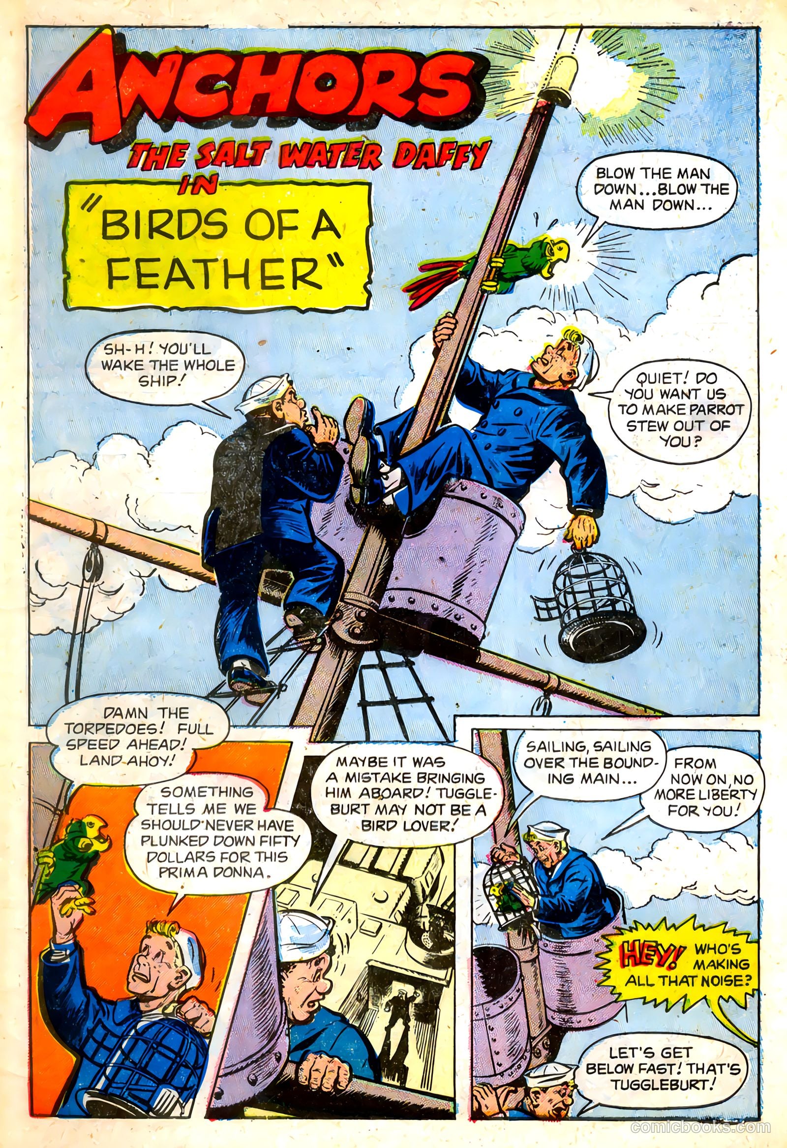 Anchors, The Salt Water Daffy #3 (1953) — page 3 of 36