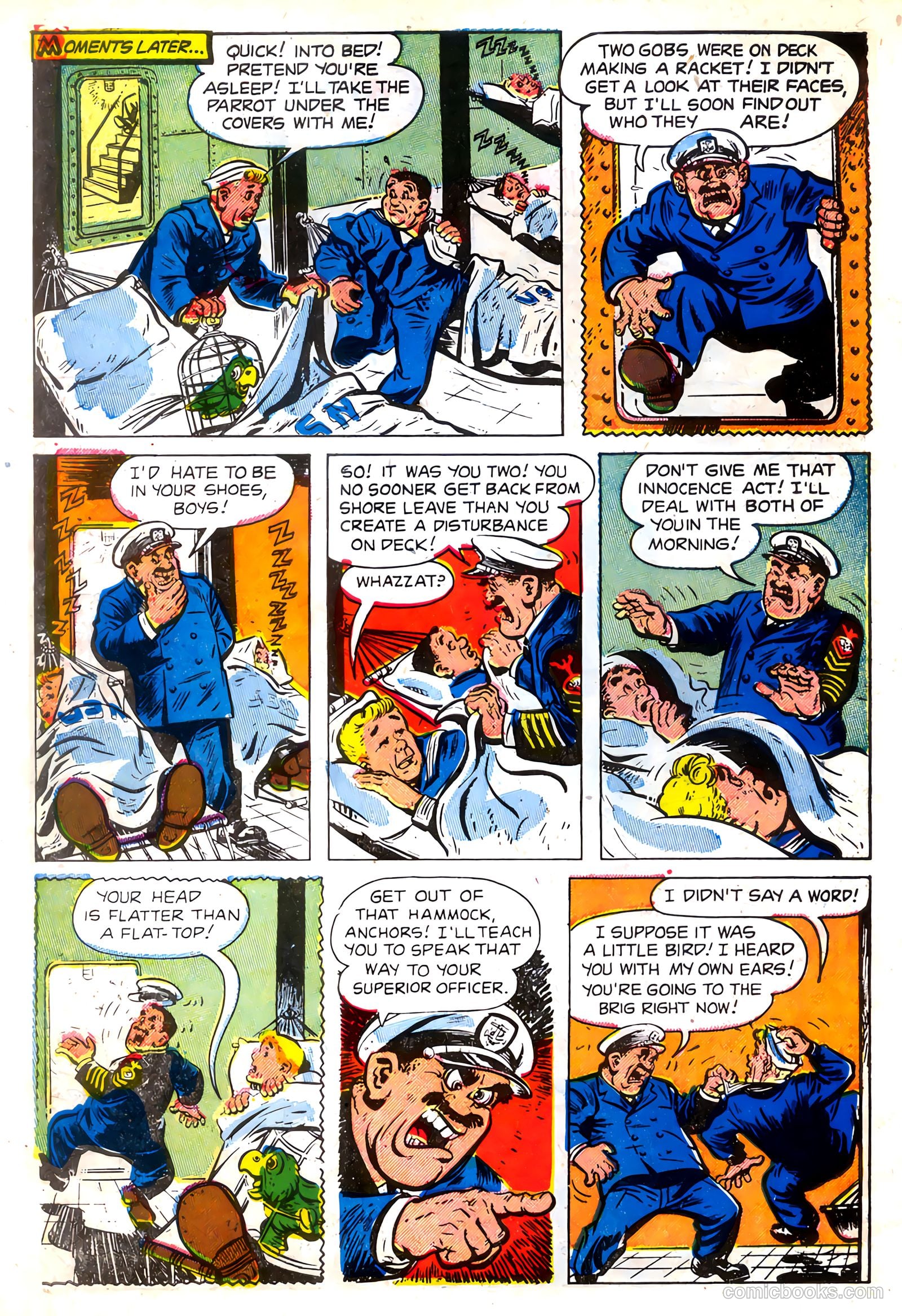 Anchors, The Salt Water Daffy #3 (1953) — page 4 of 36