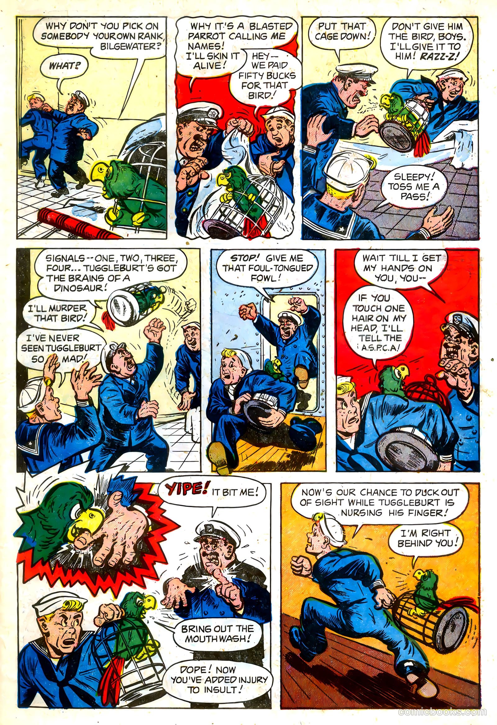 Anchors, The Salt Water Daffy #3 (1953) — page 5 of 36