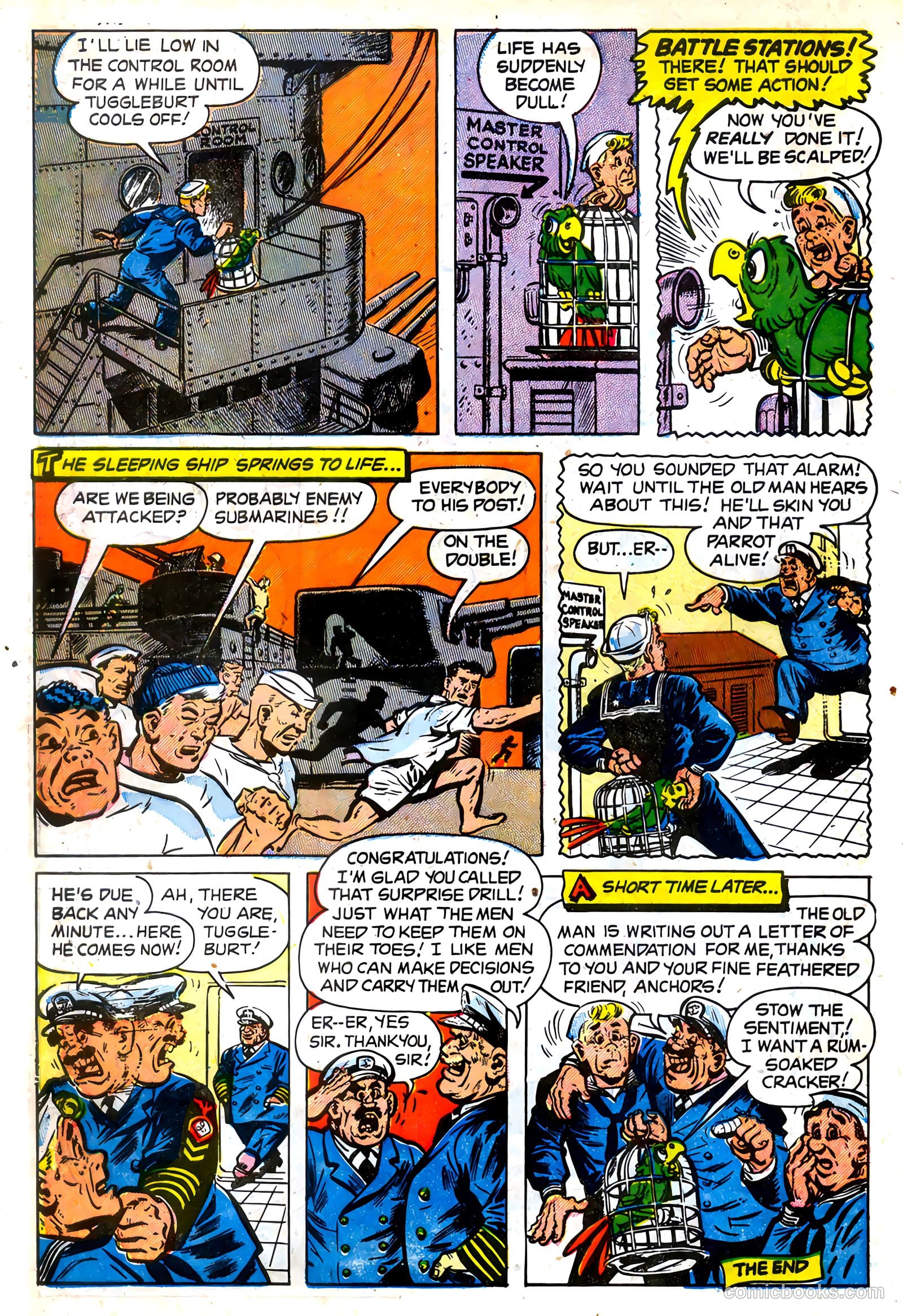 Anchors, The Salt Water Daffy #3 (1953) — page 6 of 36