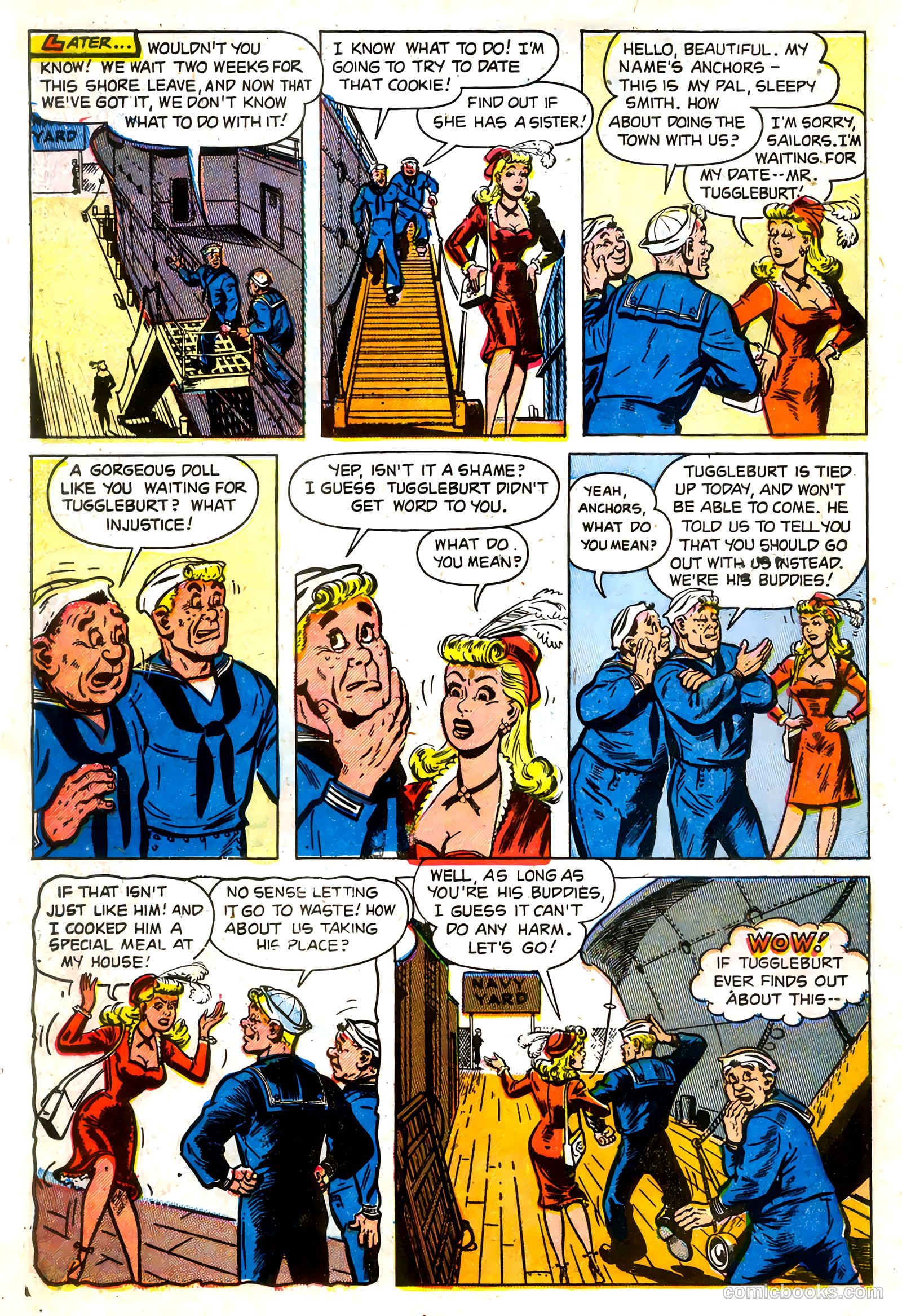 Anchors, The Salt Water Daffy #3 (1953) — page 14 of 36