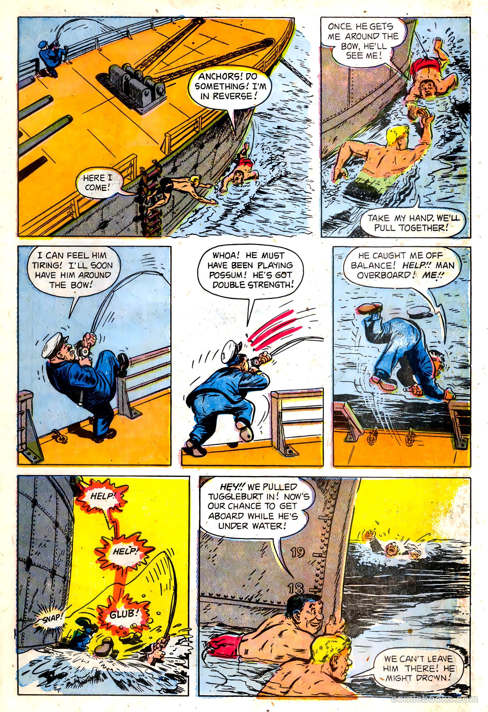 Anchors, The Salt Water Daffy #3 (1953) — page 23 of 36