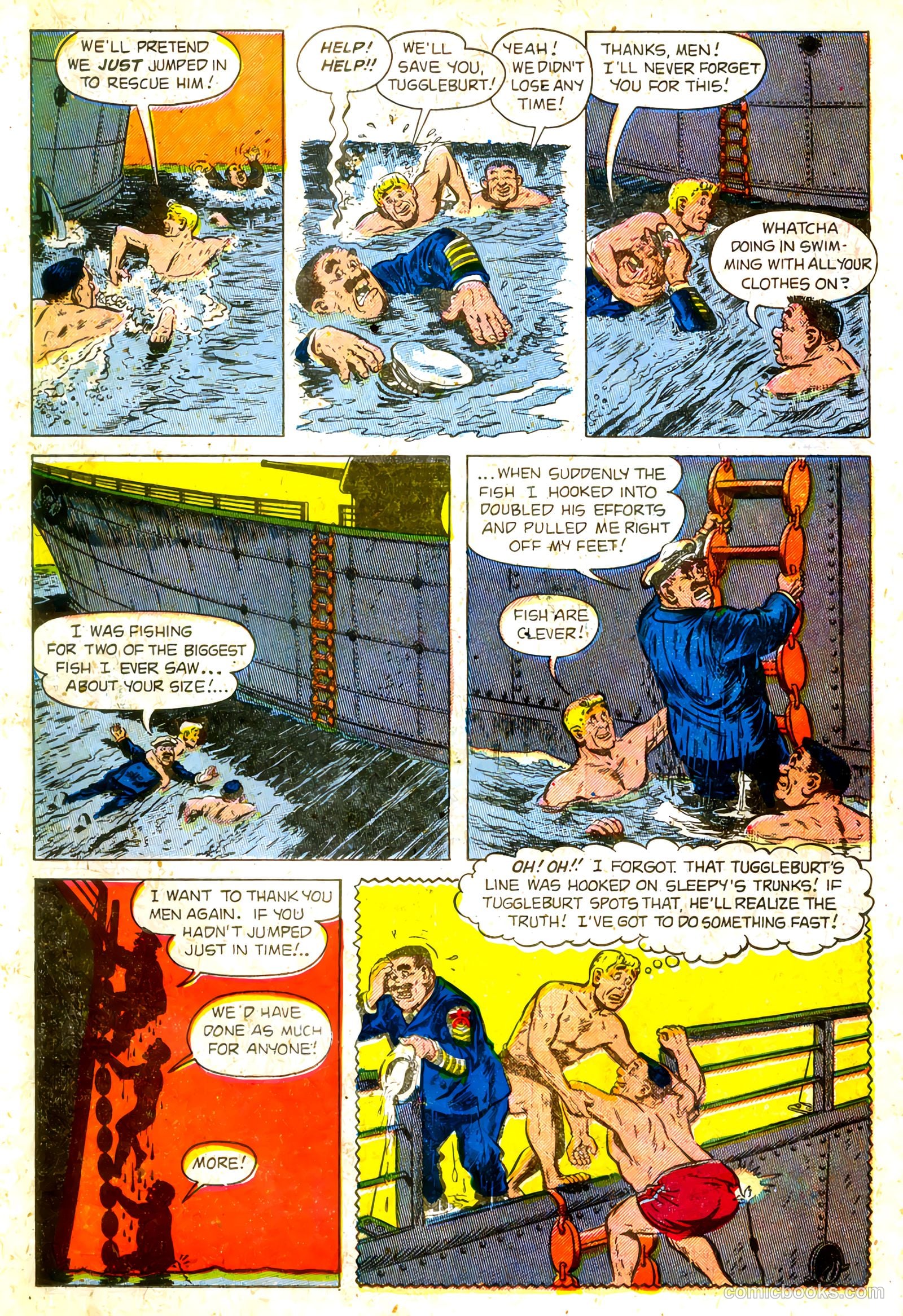 Anchors, The Salt Water Daffy #3 (1953) — page 24 of 36