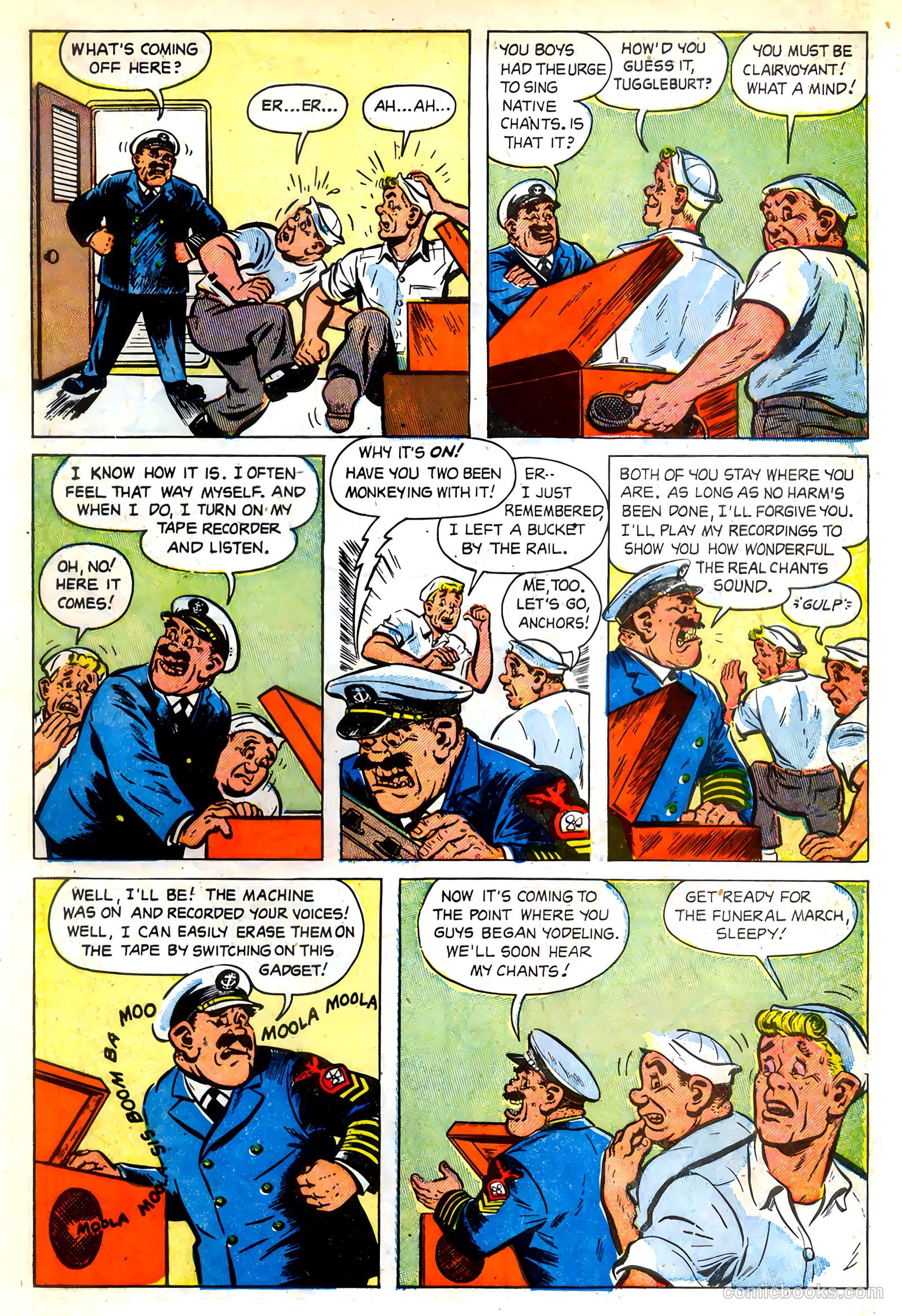 Anchors, The Salt Water Daffy #3 (1953) — page 31 of 36