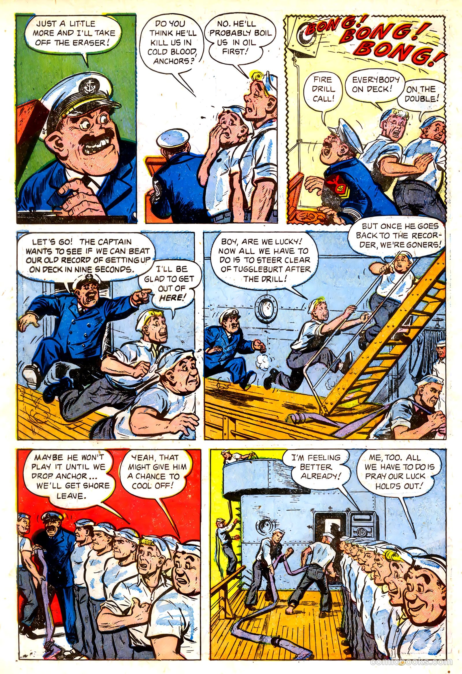 Anchors, The Salt Water Daffy #3 (1953) — page 32 of 36