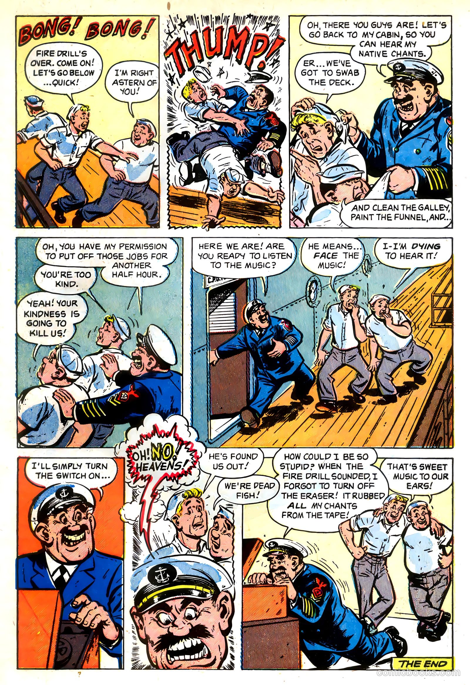 Anchors, The Salt Water Daffy #3 (1953) — page 33 of 36
