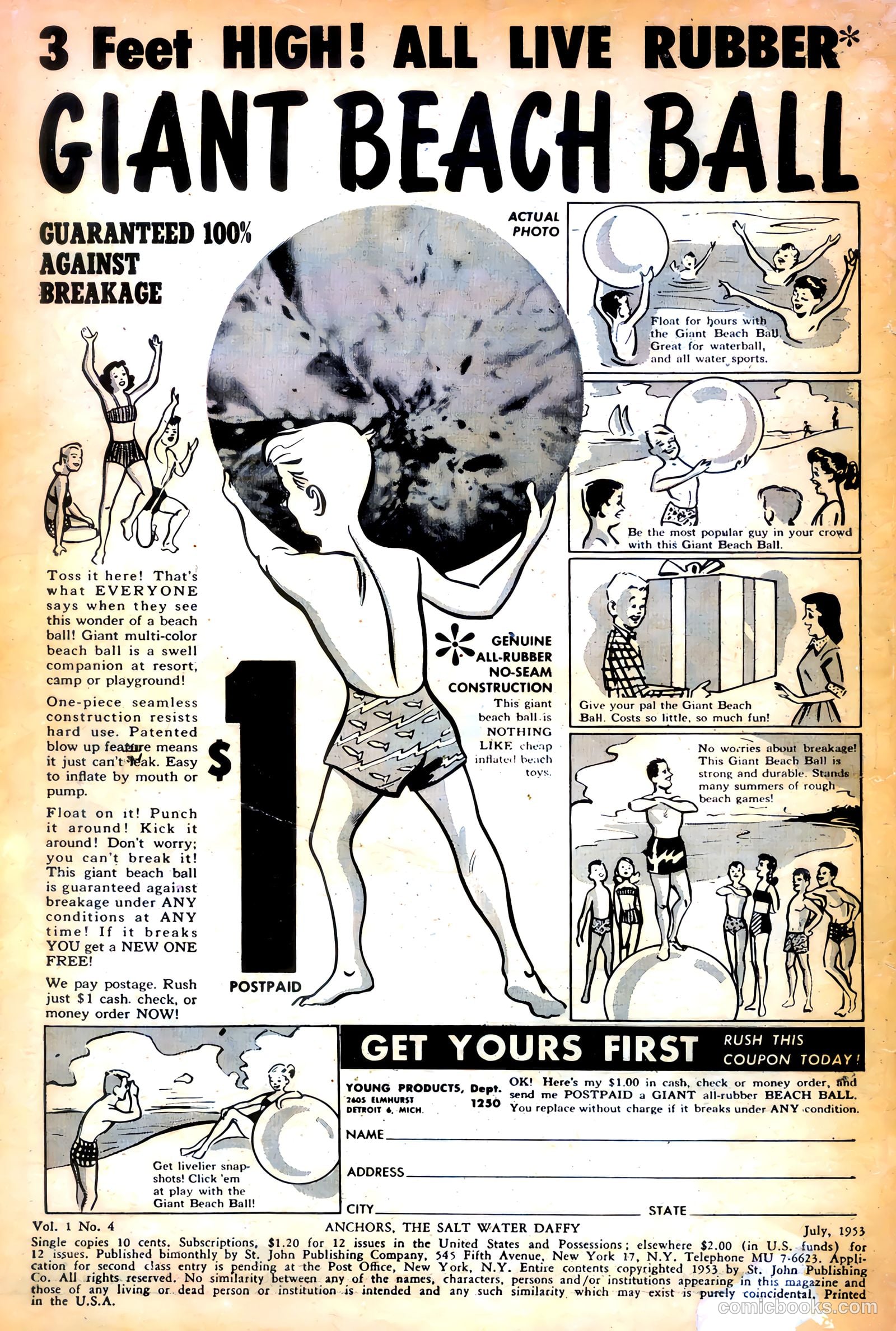 Anchors, The Salt Water Daffy #4 (1953) — page 3 of 37