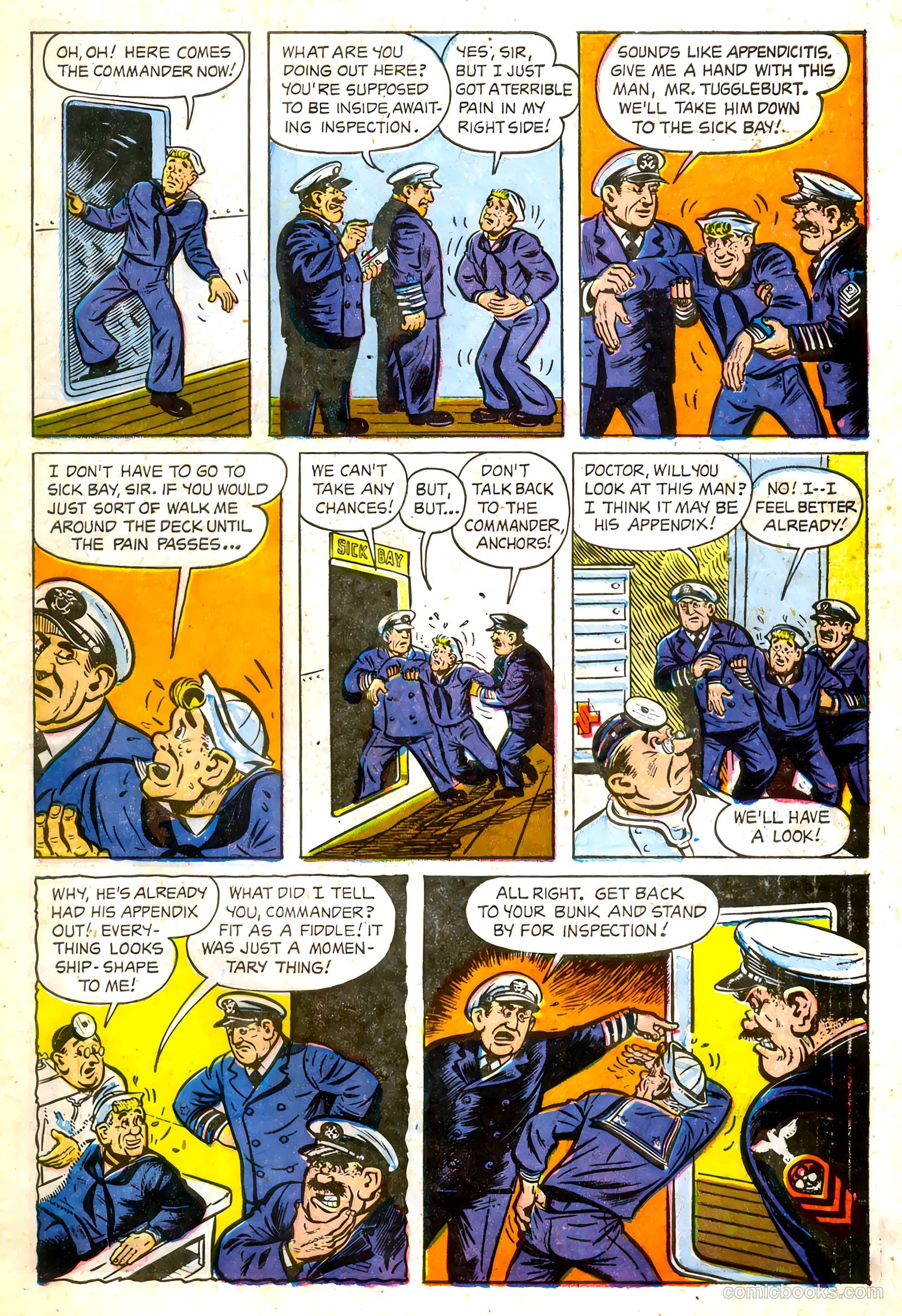 Anchors, The Salt Water Daffy #4 (1953) — page 6 of 37