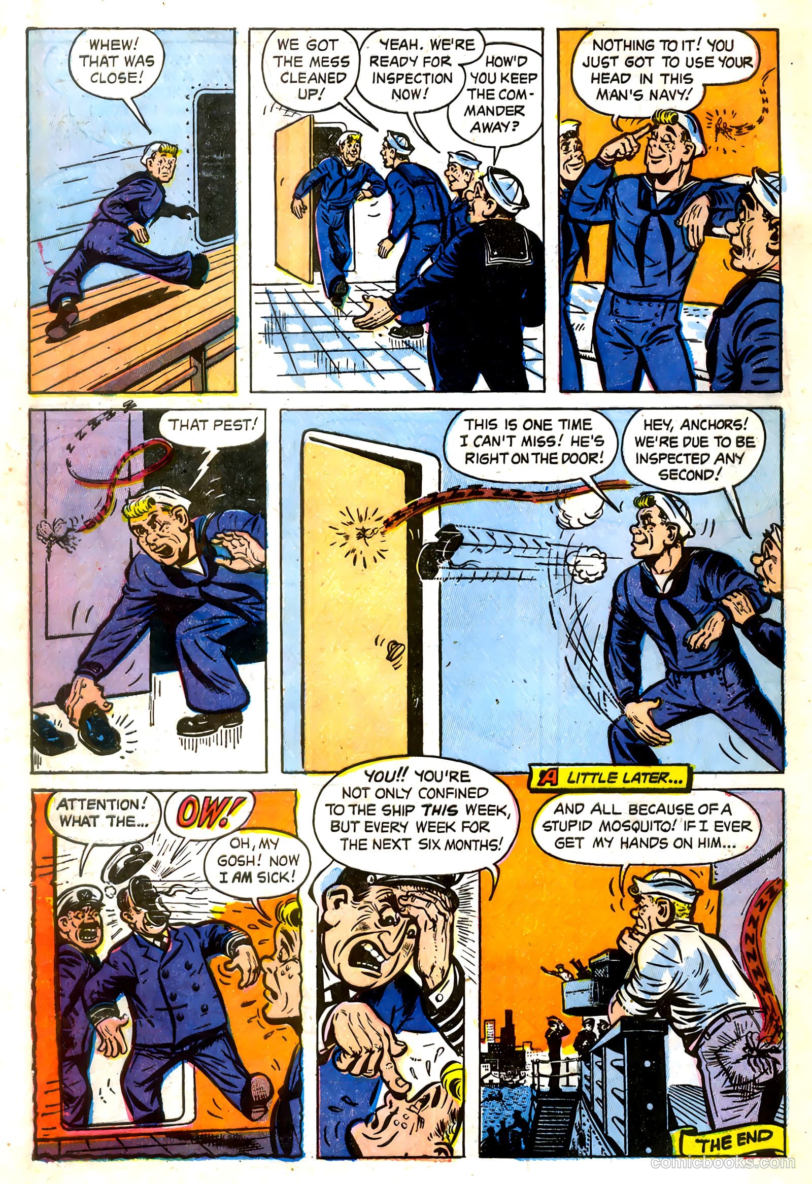 Anchors, The Salt Water Daffy #4 (1953) — page 7 of 37