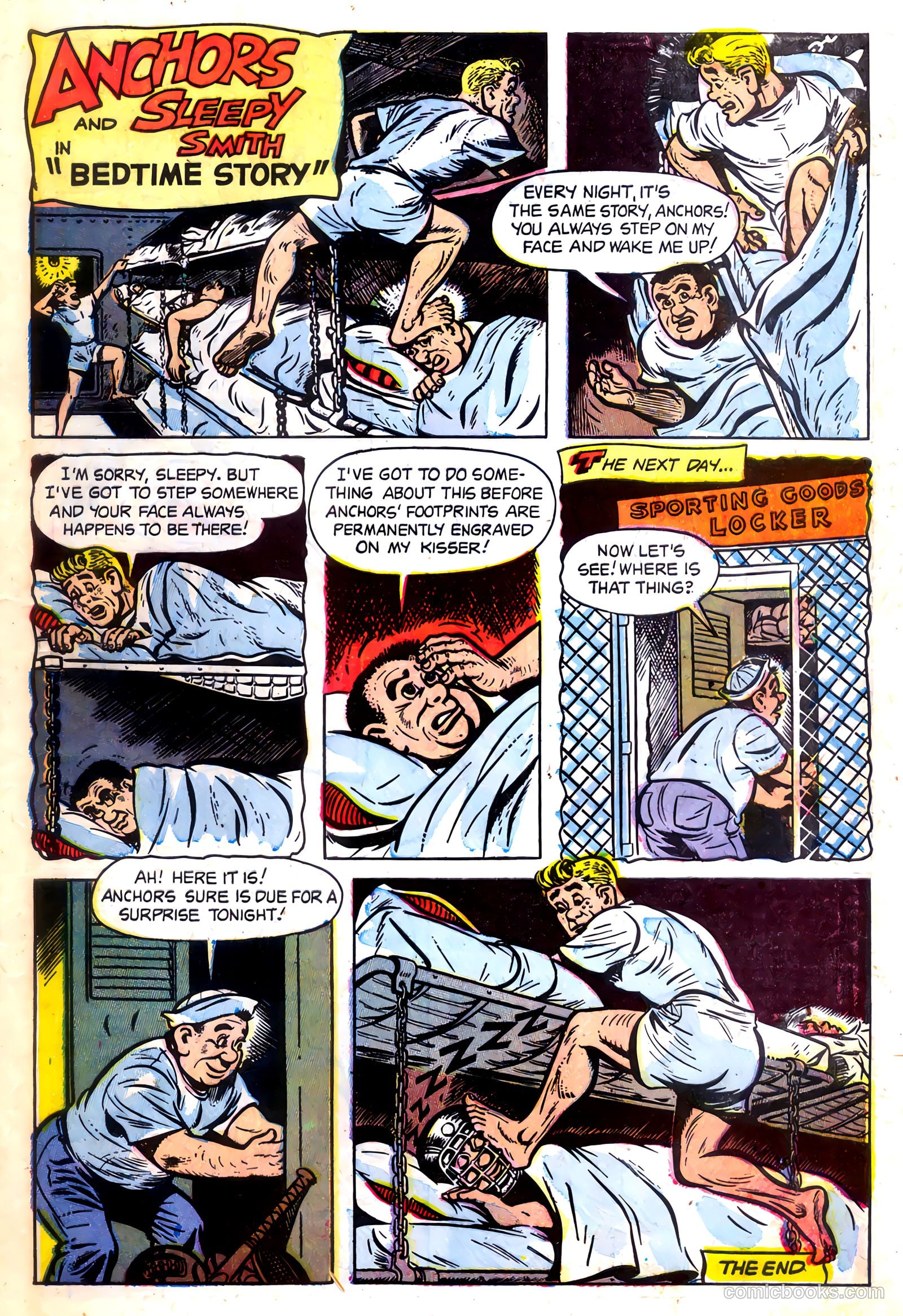 Anchors, The Salt Water Daffy #4 (1953) — page 8 of 37