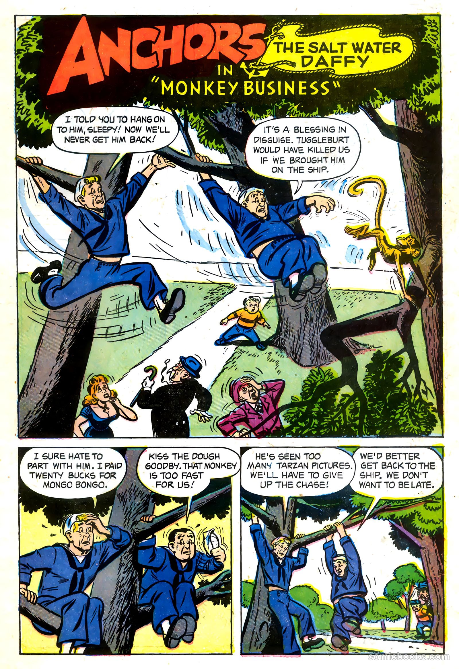 Anchors, The Salt Water Daffy #4 (1953) — page 16 of 37
