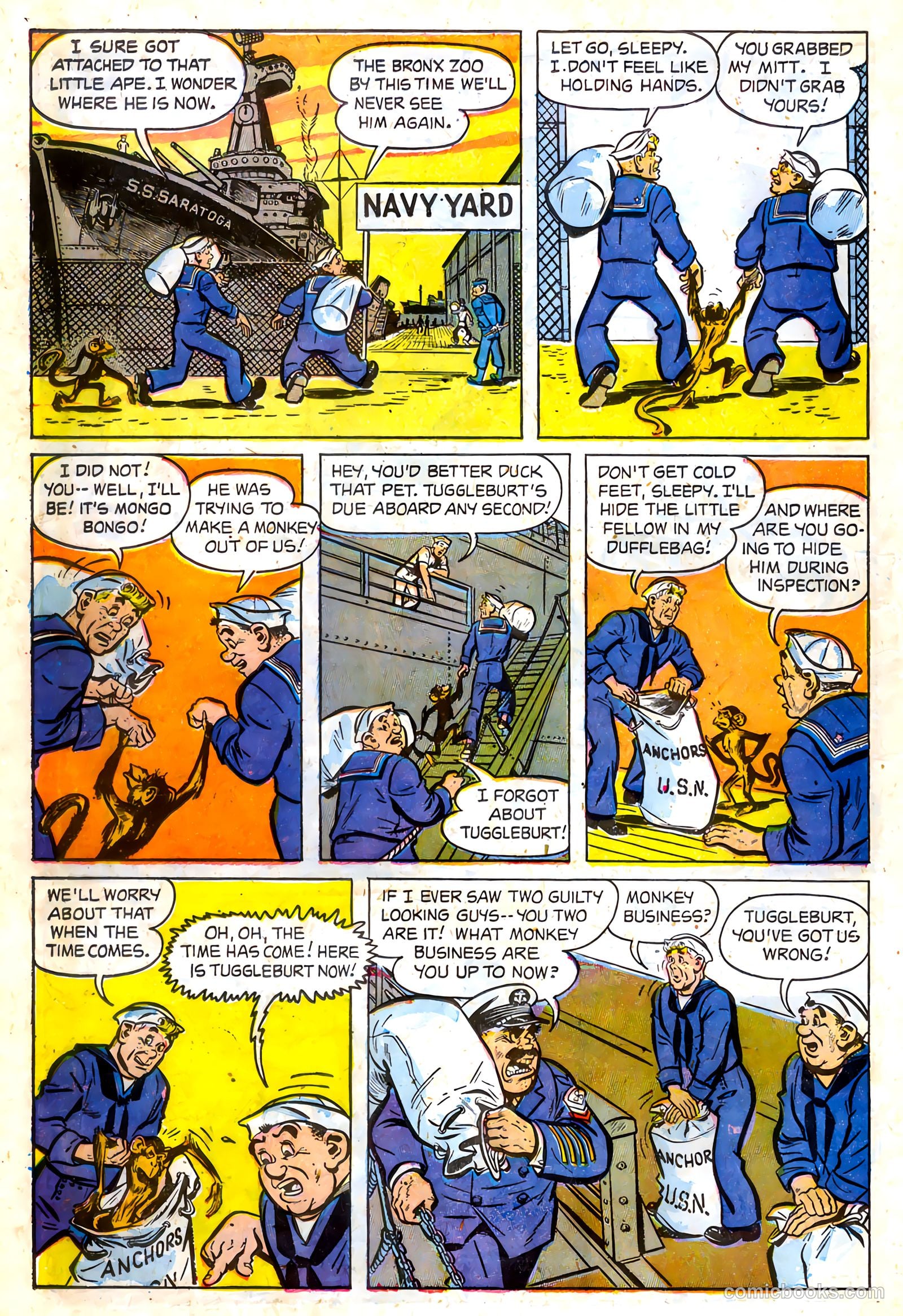 Anchors, The Salt Water Daffy #4 (1953) — page 17 of 37