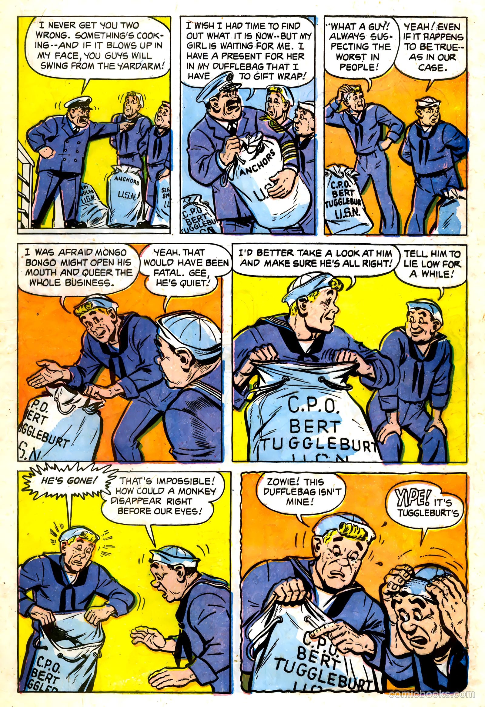 Anchors, The Salt Water Daffy #4 (1953) — page 18 of 37