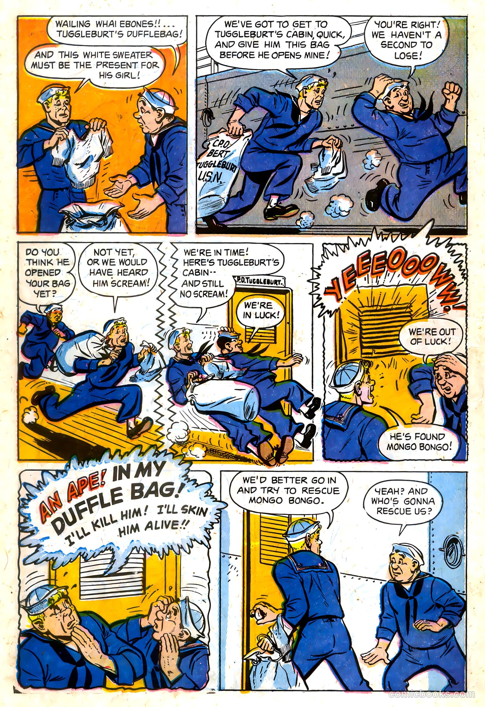 Anchors, The Salt Water Daffy #4 (1953) — page 19 of 37