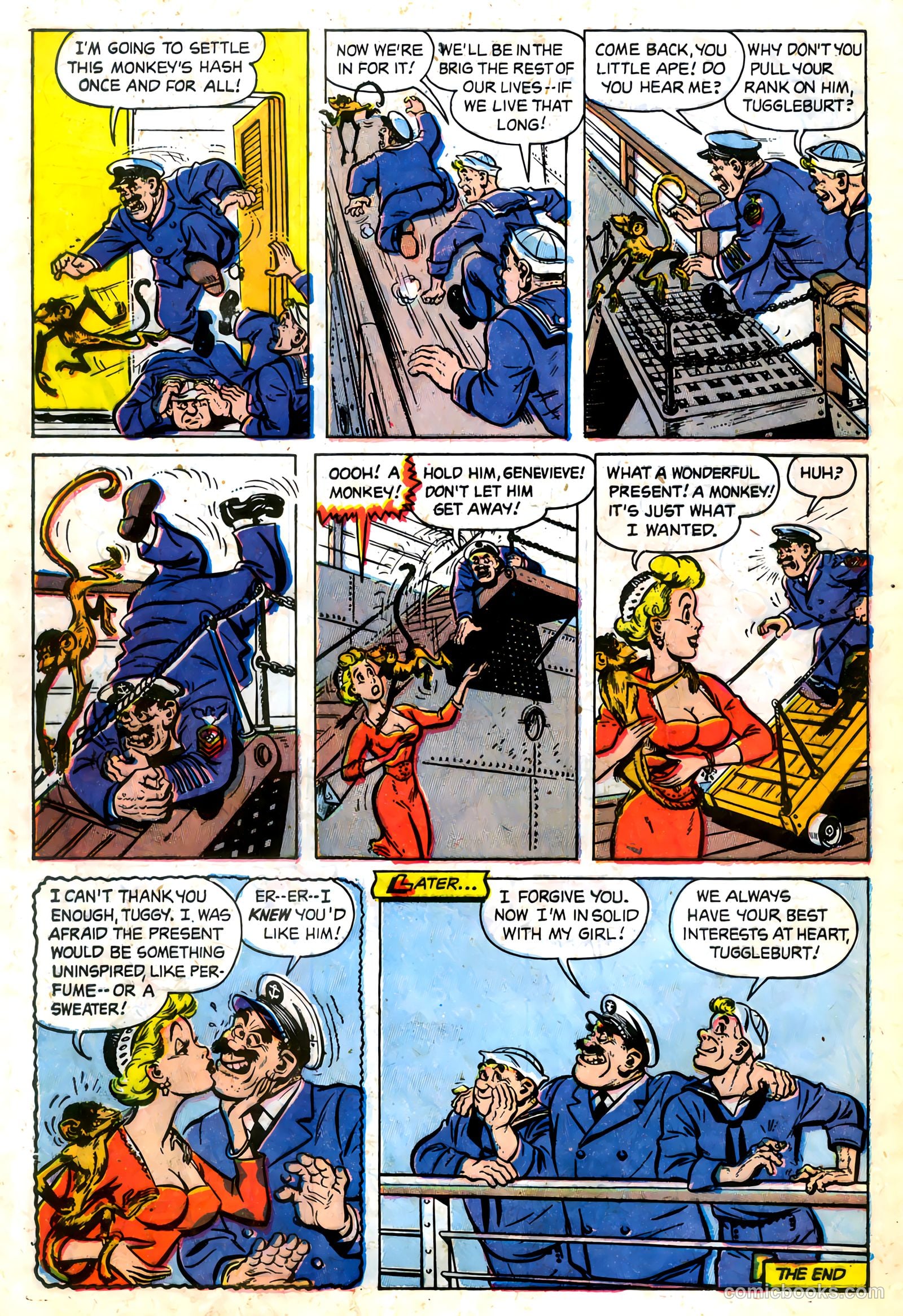 Anchors, The Salt Water Daffy #4 (1953) — page 21 of 37