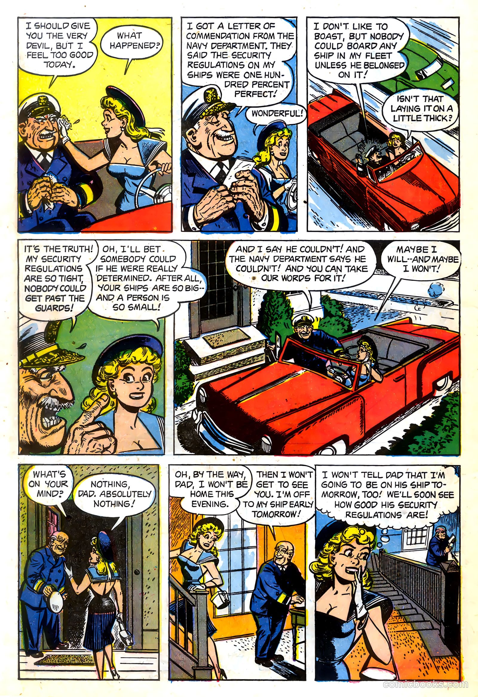 Anchors, The Salt Water Daffy #4 (1953) — page 23 of 37