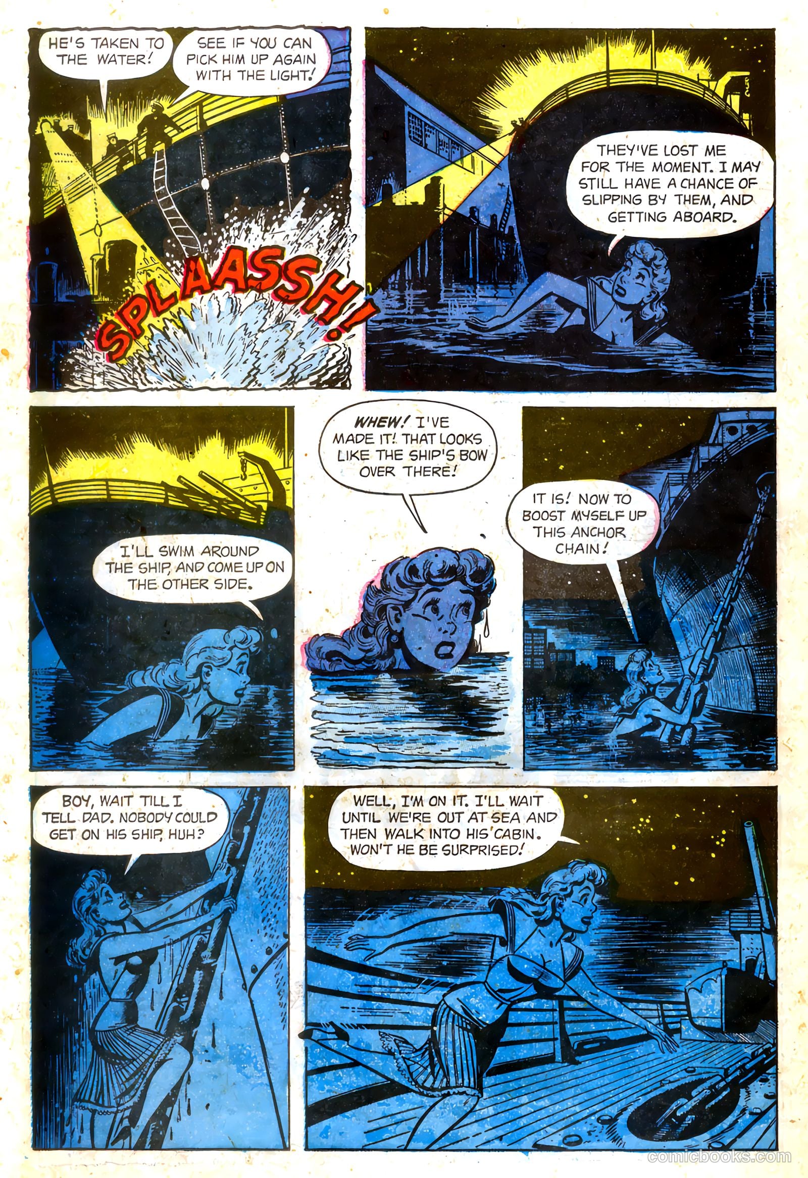 Anchors, The Salt Water Daffy #4 (1953) — page 25 of 37