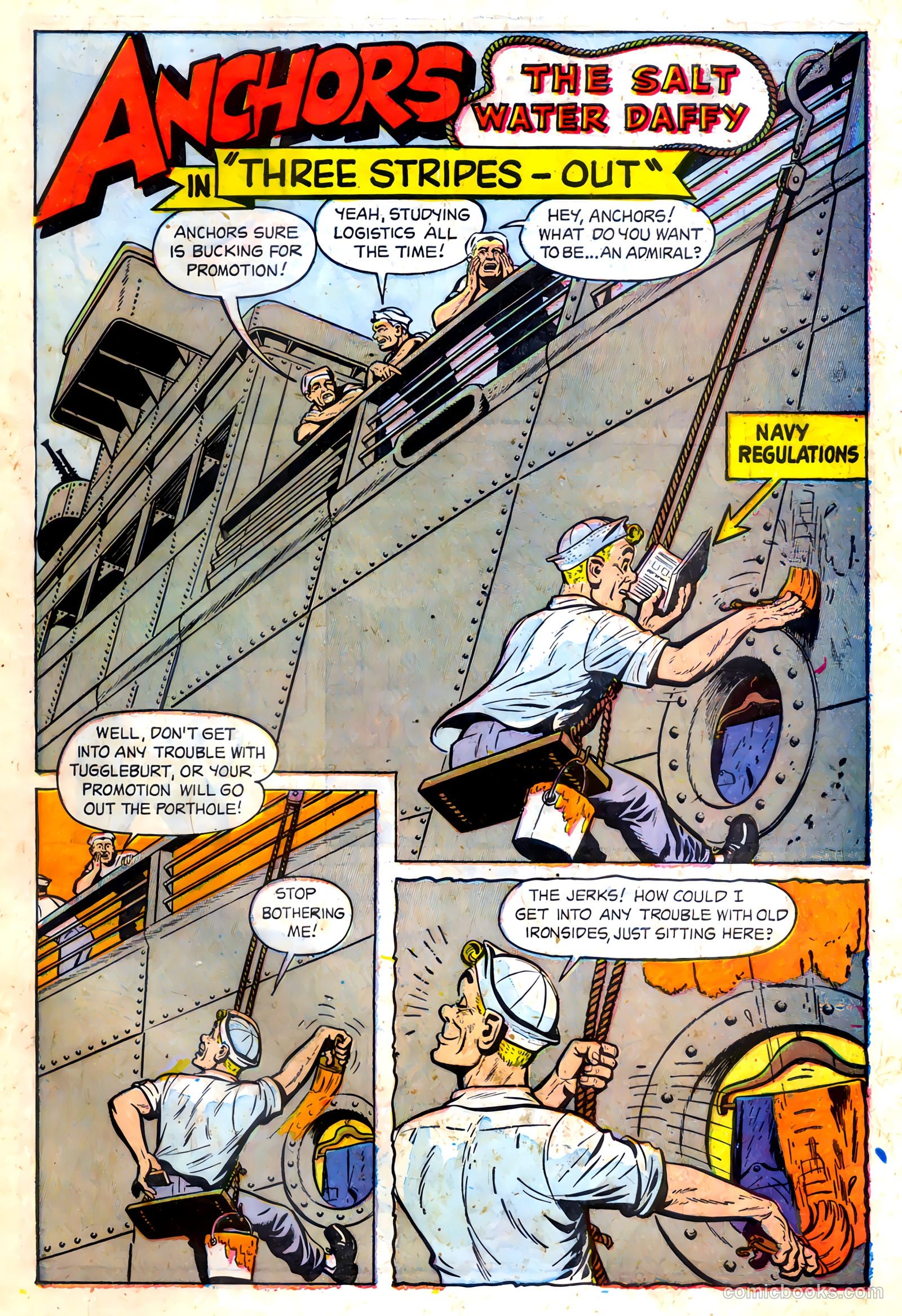 Anchors, The Salt Water Daffy #4 (1953) — page 30 of 37