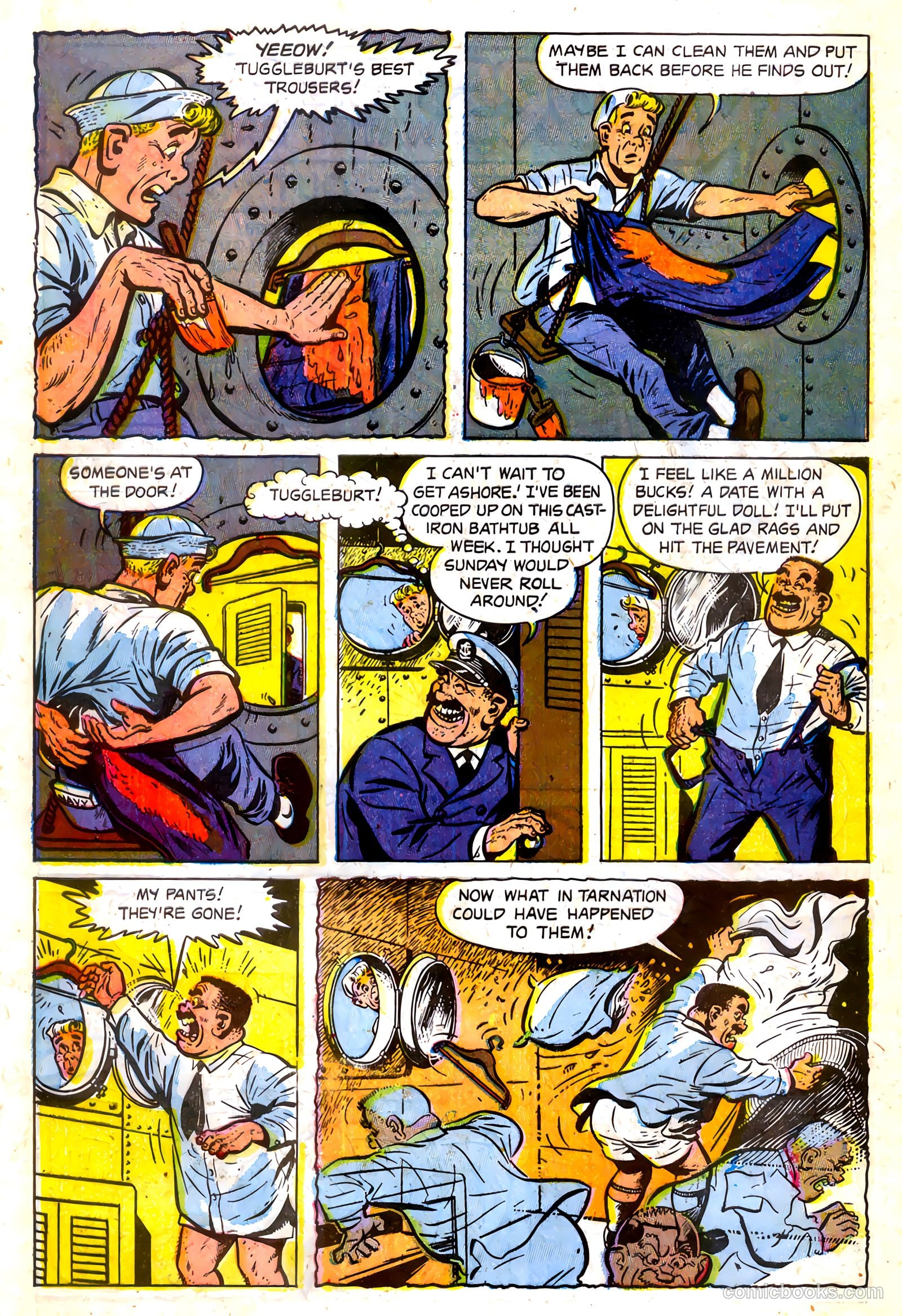 Anchors, The Salt Water Daffy #4 (1953) — page 31 of 37