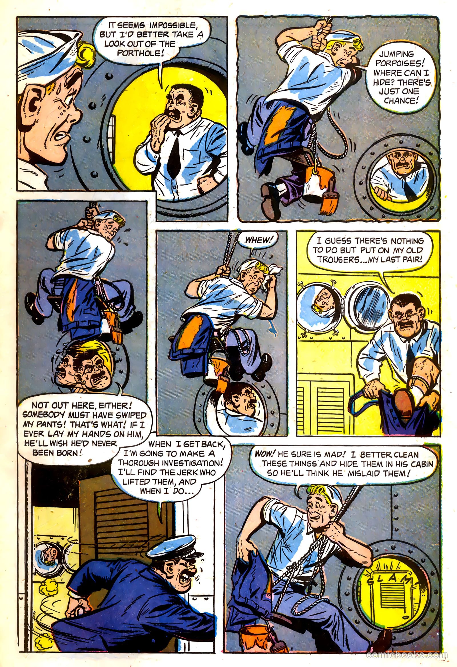 Anchors, The Salt Water Daffy #4 (1953) — page 32 of 37