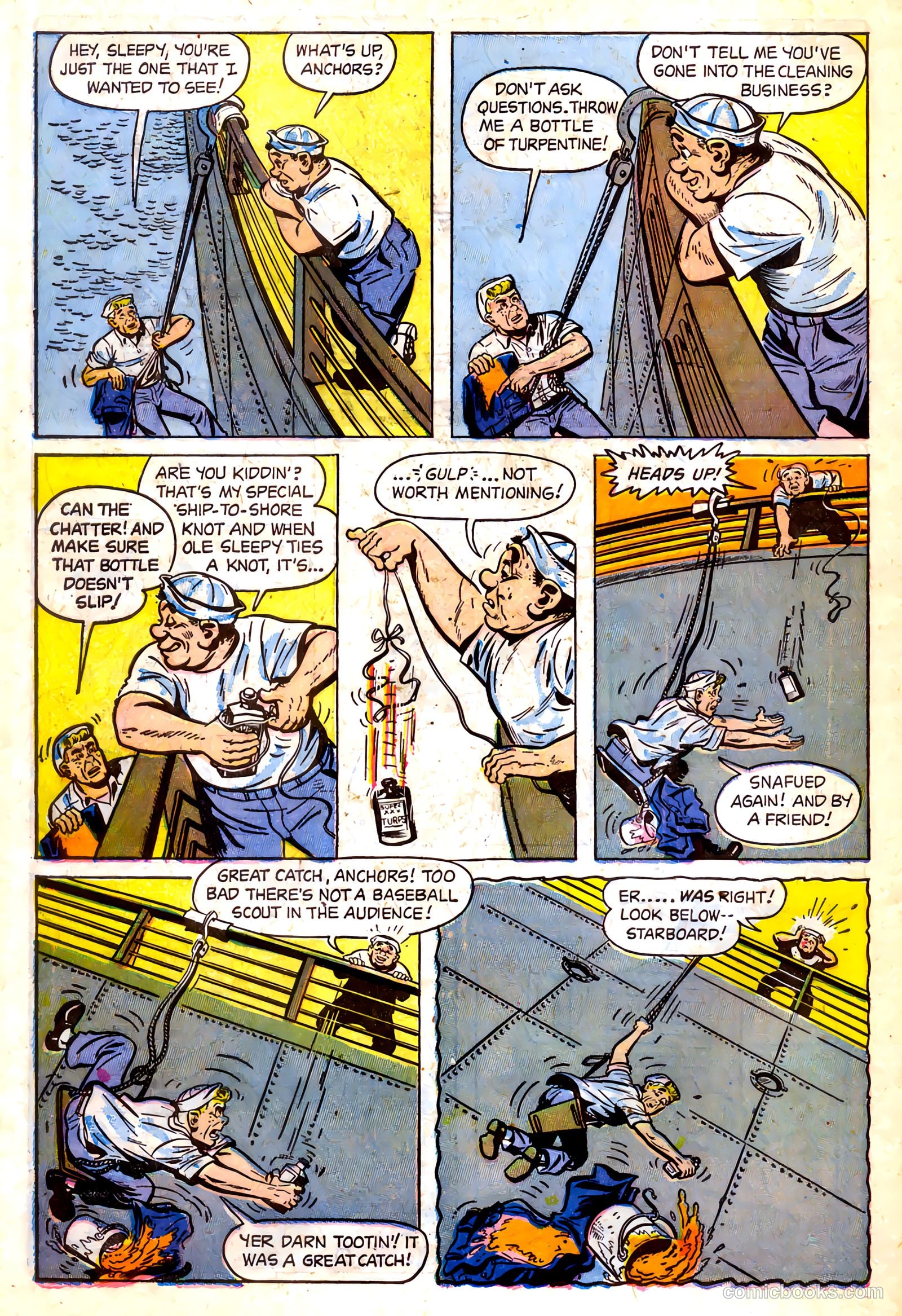 Anchors, The Salt Water Daffy #4 (1953) — page 33 of 37