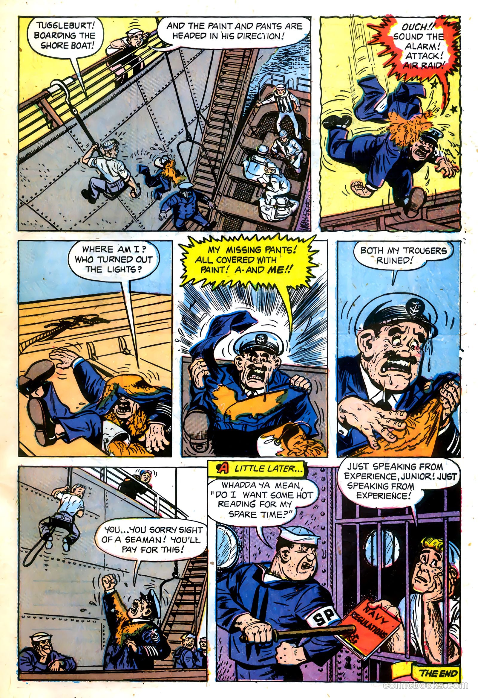 Anchors, The Salt Water Daffy #4 (1953) — page 34 of 37