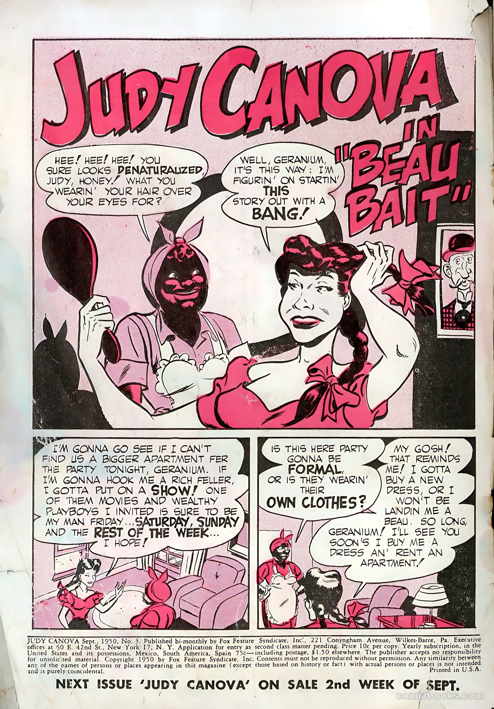 Judy Canova #3 (1950) — page 2 of 36