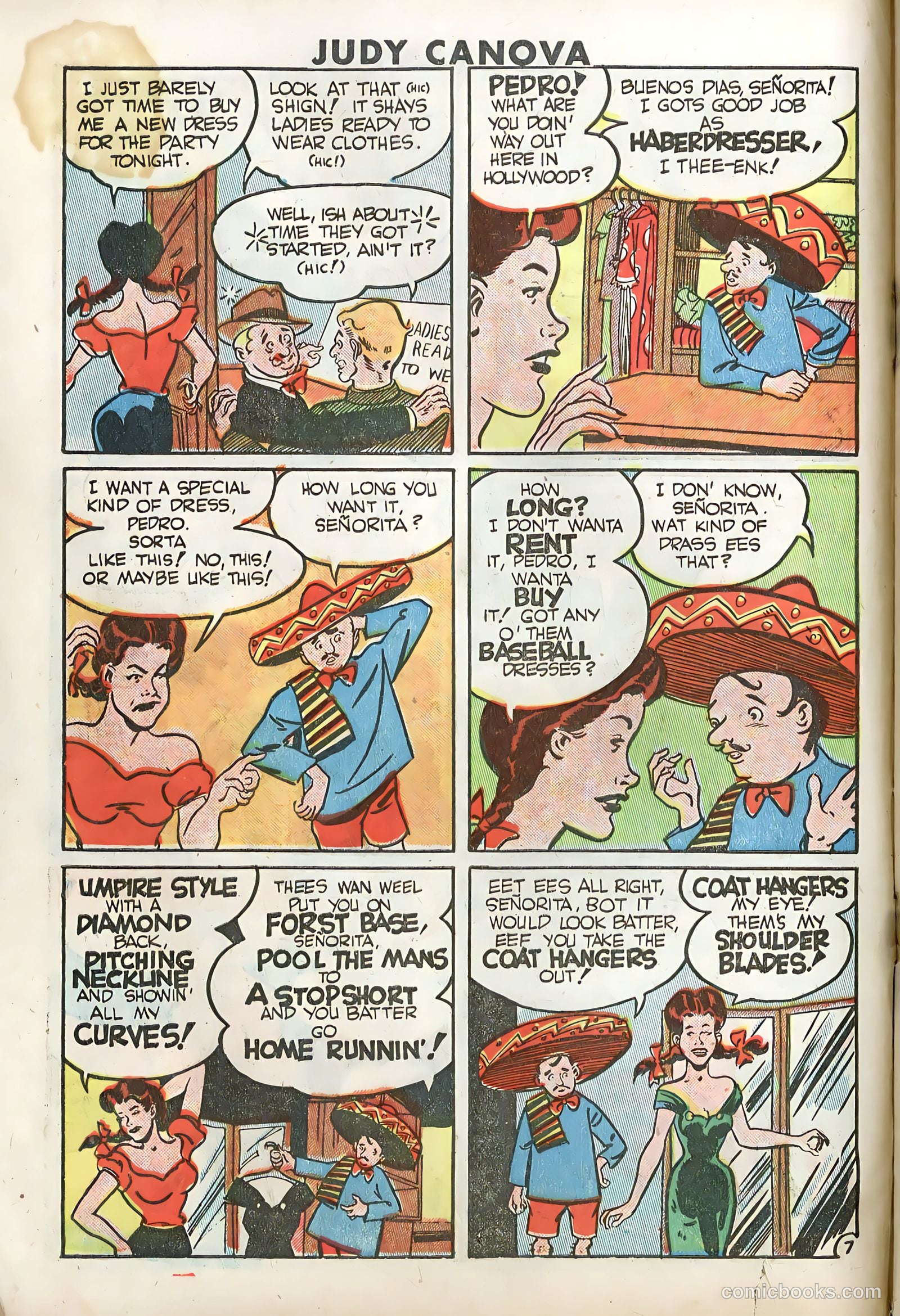 Judy Canova #3 (1950) — page 8 of 36