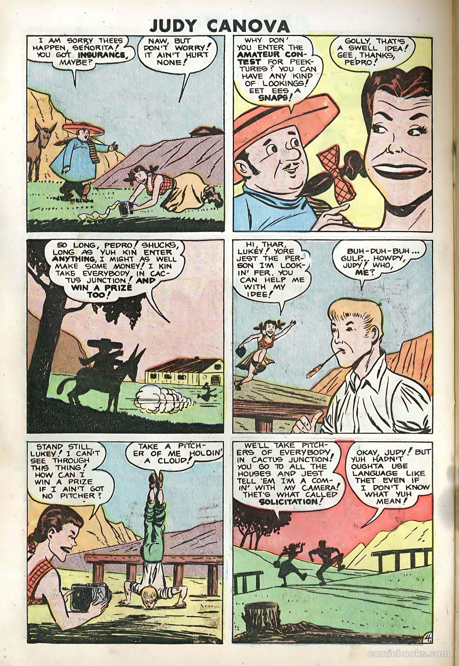 Judy Canova #3 (1950) — page 28 of 36