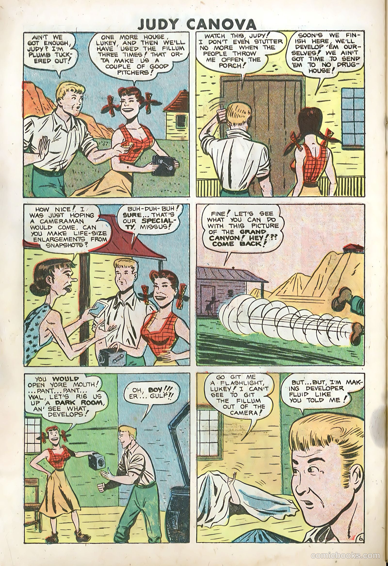 Judy Canova #3 (1950) — page 30 of 36