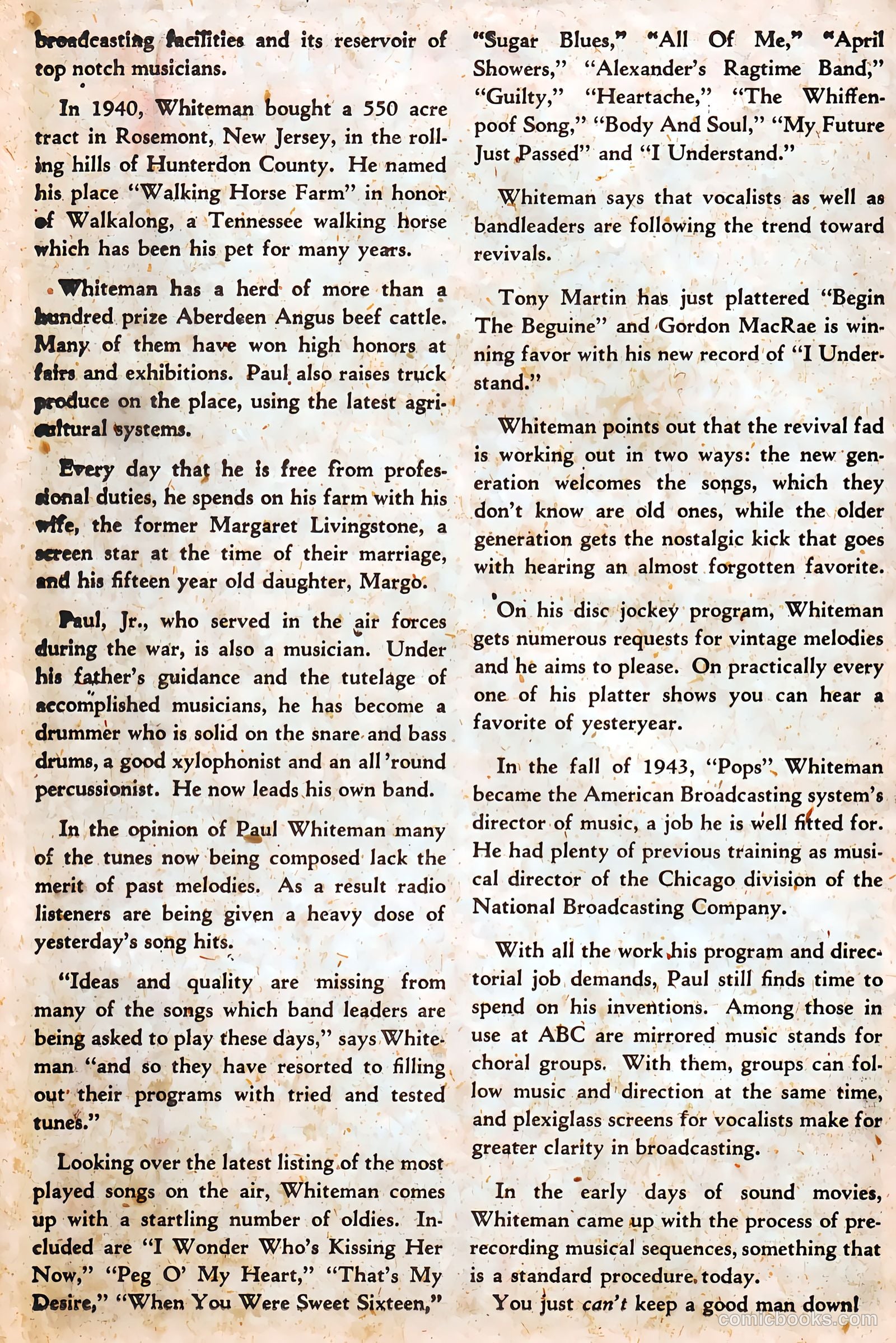 Juke Box Comics #2 (1948) — page 38 of 53