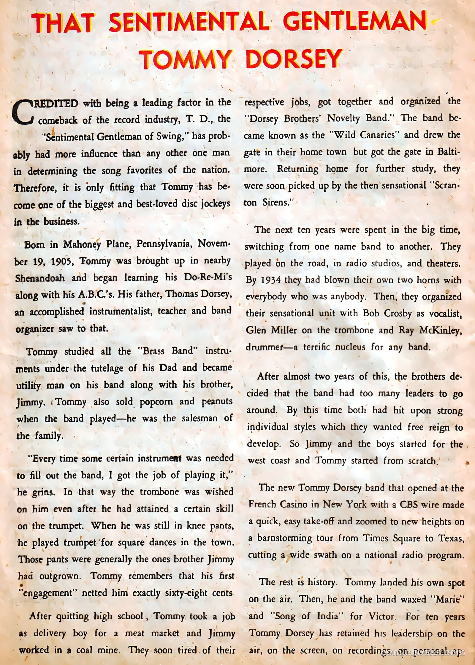 Juke Box Comics #3 (1948) — page 38 of 53