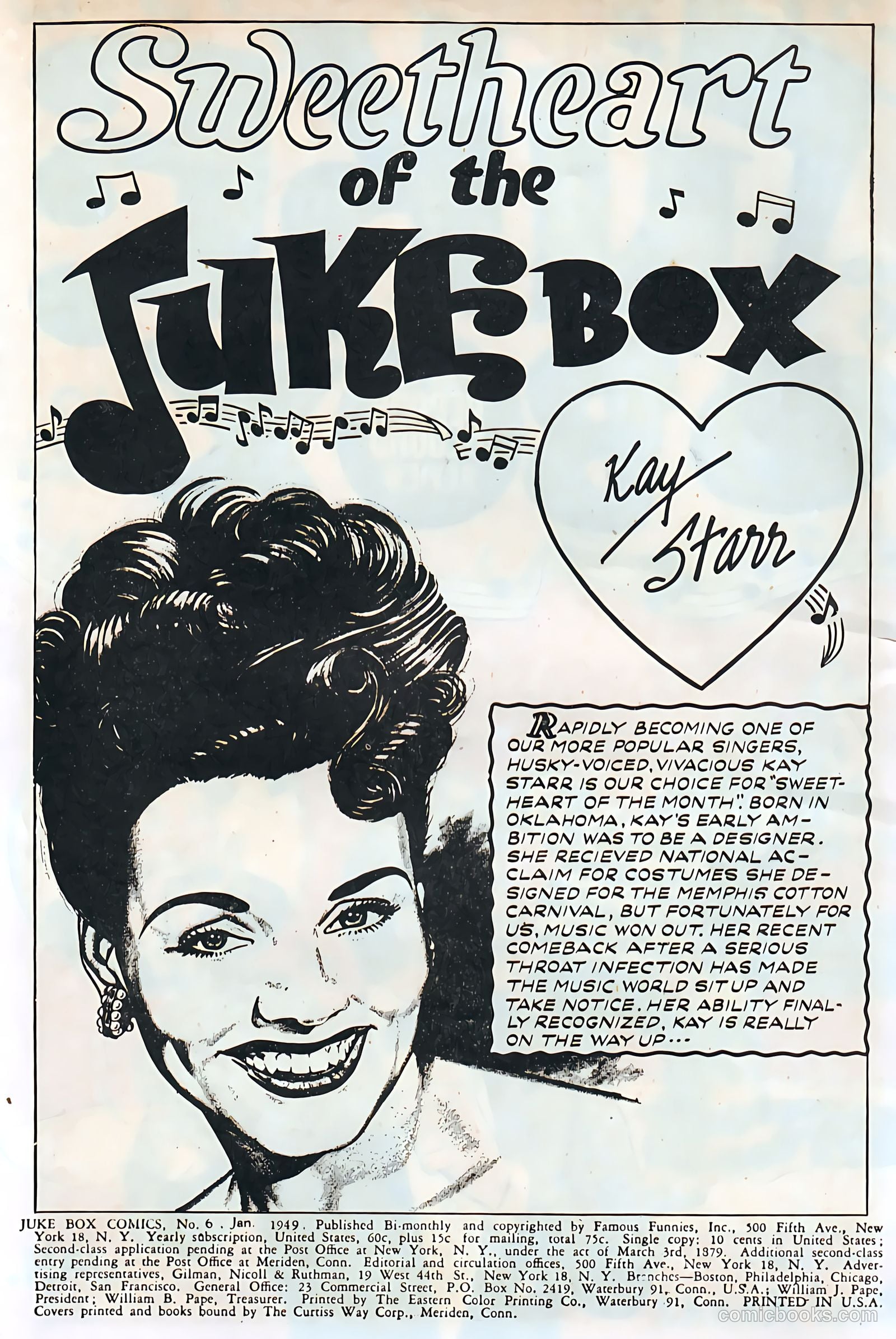 Juke Box Comics #6 (1949) — page 2 of 53
