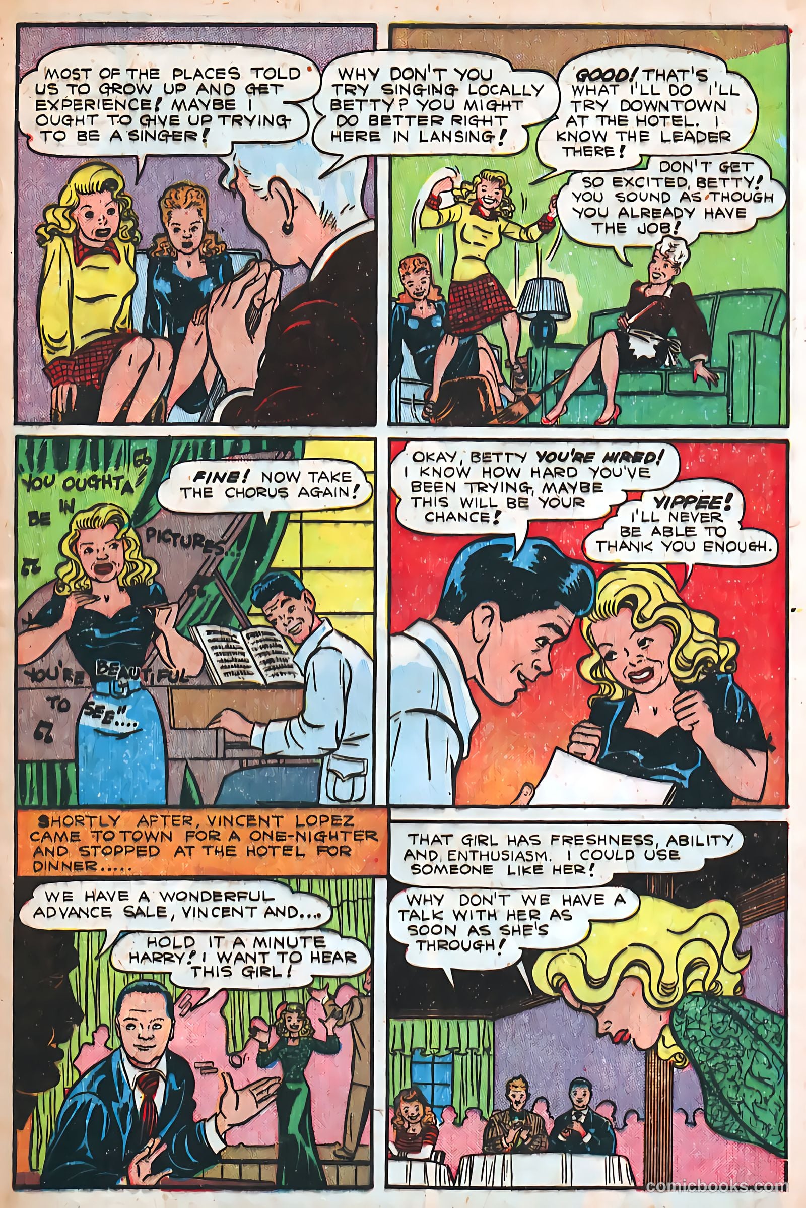 Juke Box Comics #6 (1949) — page 9 of 53