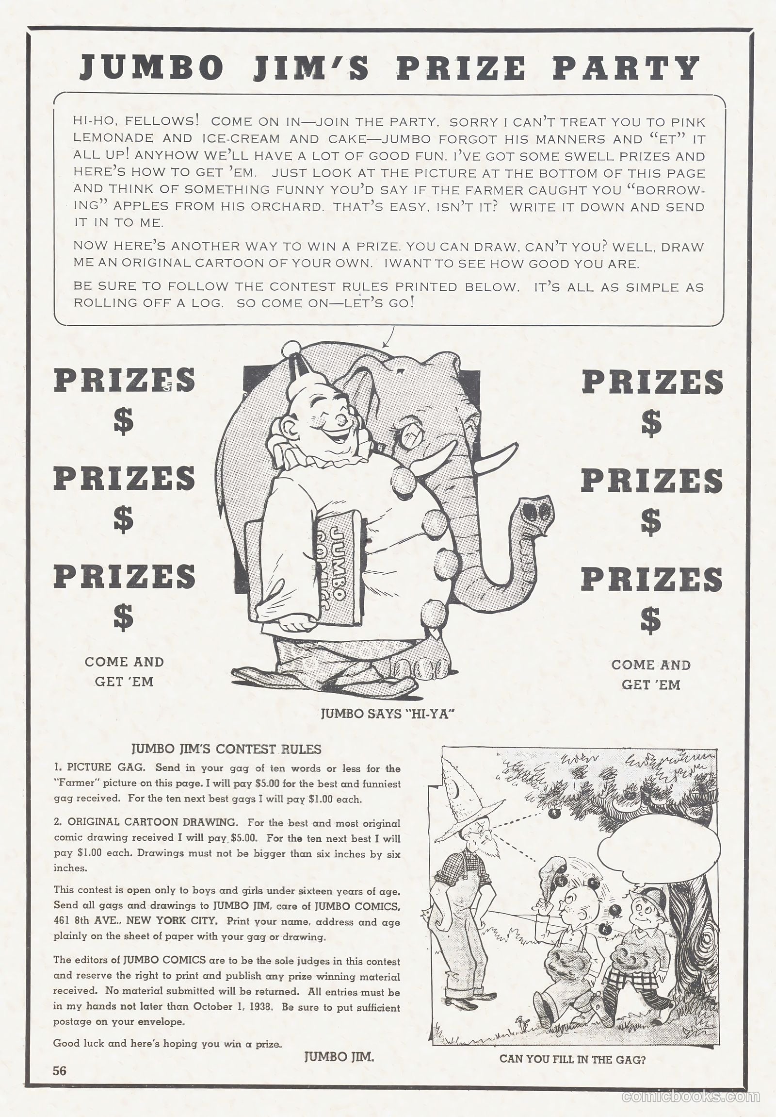 Jumbo Comics #1 (1938) — page 58 of 69