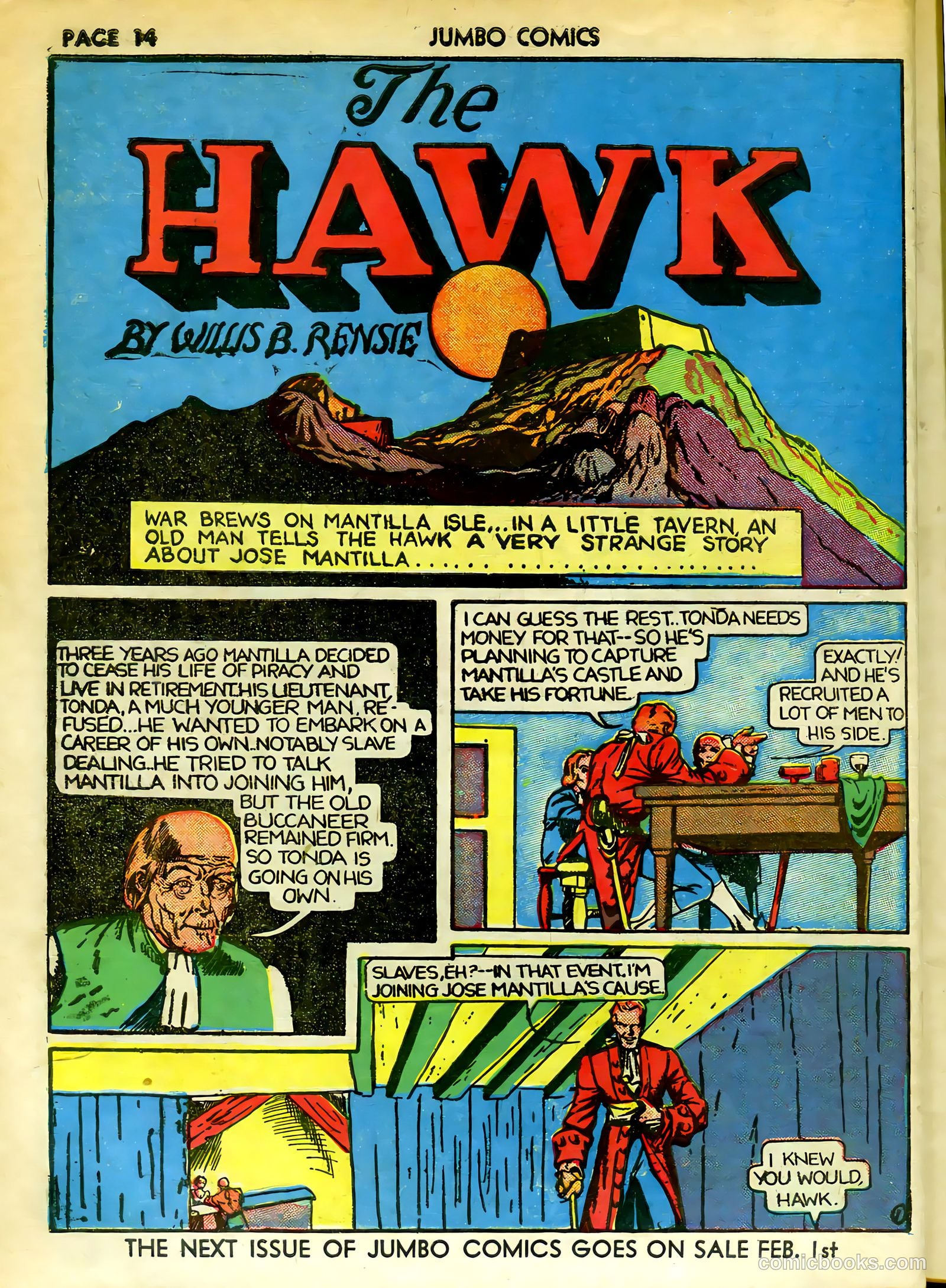 Jumbo Comics #12 (1940) — page 16 of 68