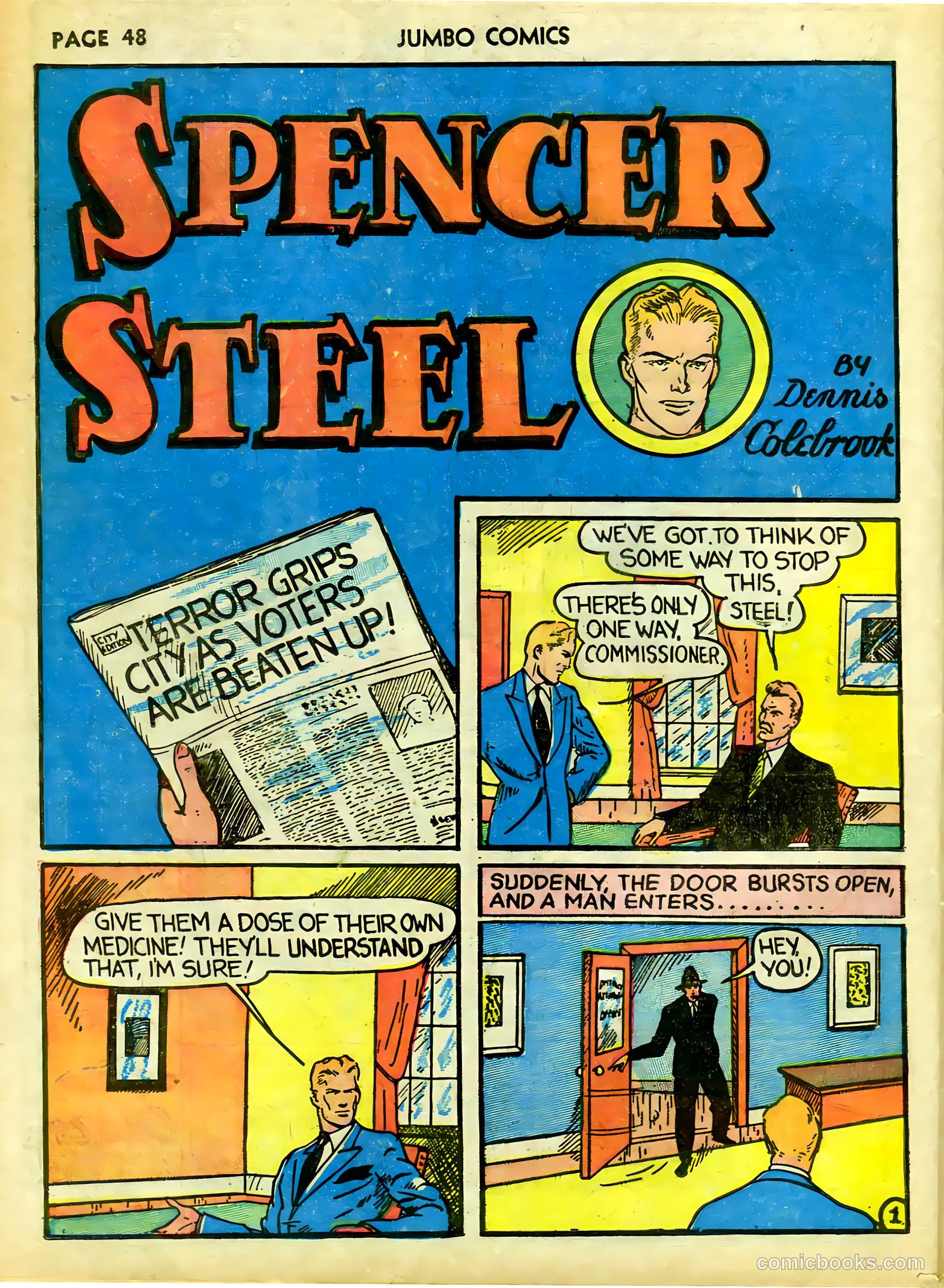 Jumbo Comics #12 (1940) — page 50 of 68