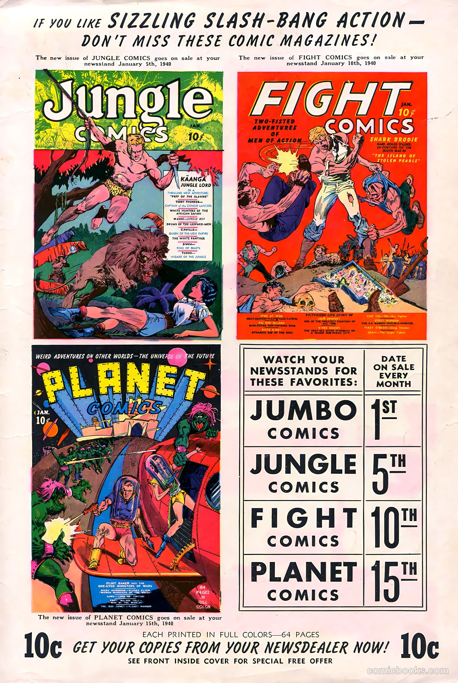 Jumbo Comics #12 (1940) — page 67 of 68